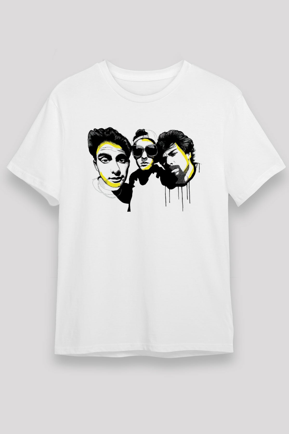 Beastie Boys Beyaz Unisex Tişört T-Shirt - TişörtFabrikası