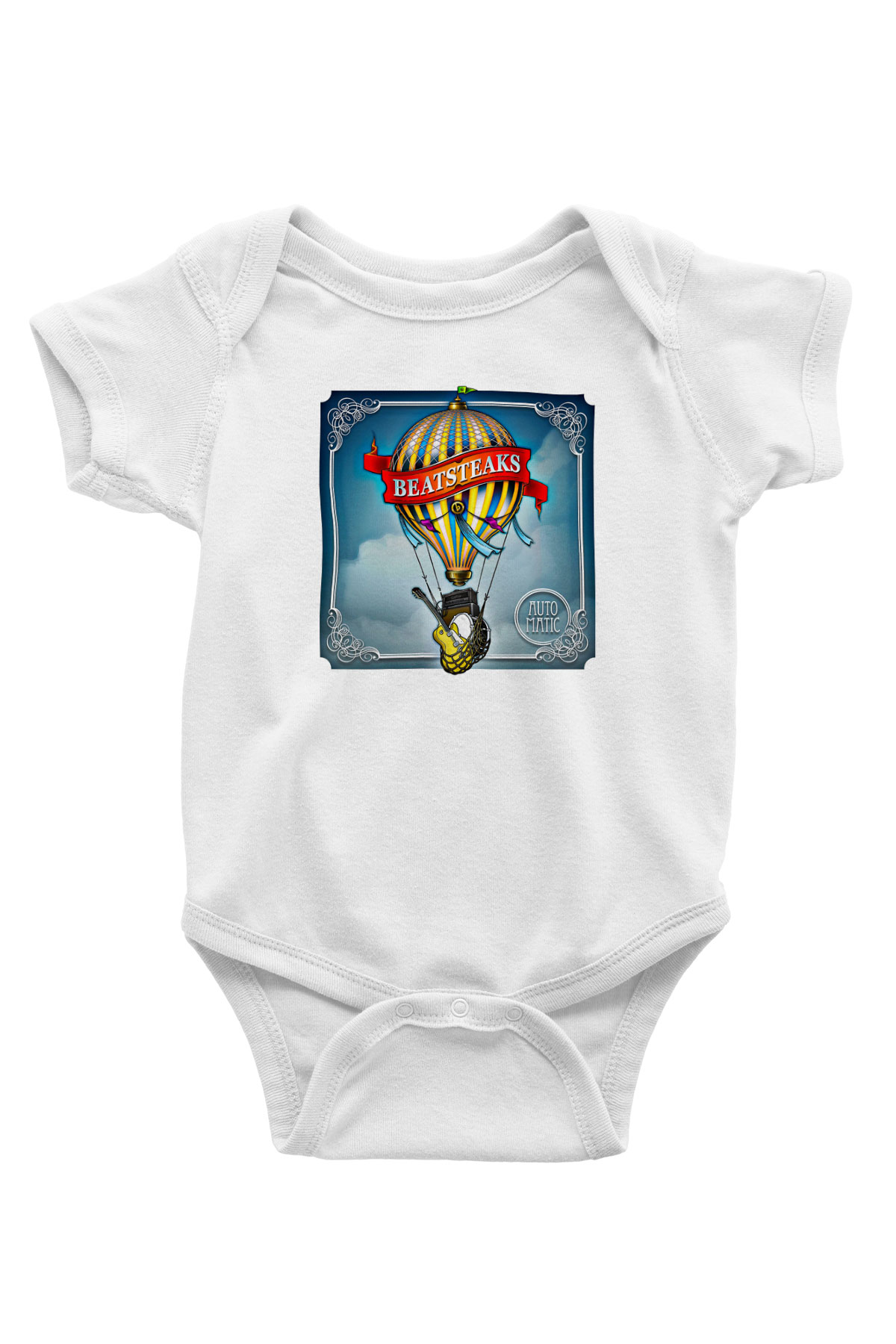 Beatsteaks Baskılı Unisex Beyaz Bebek Body - Zıbın