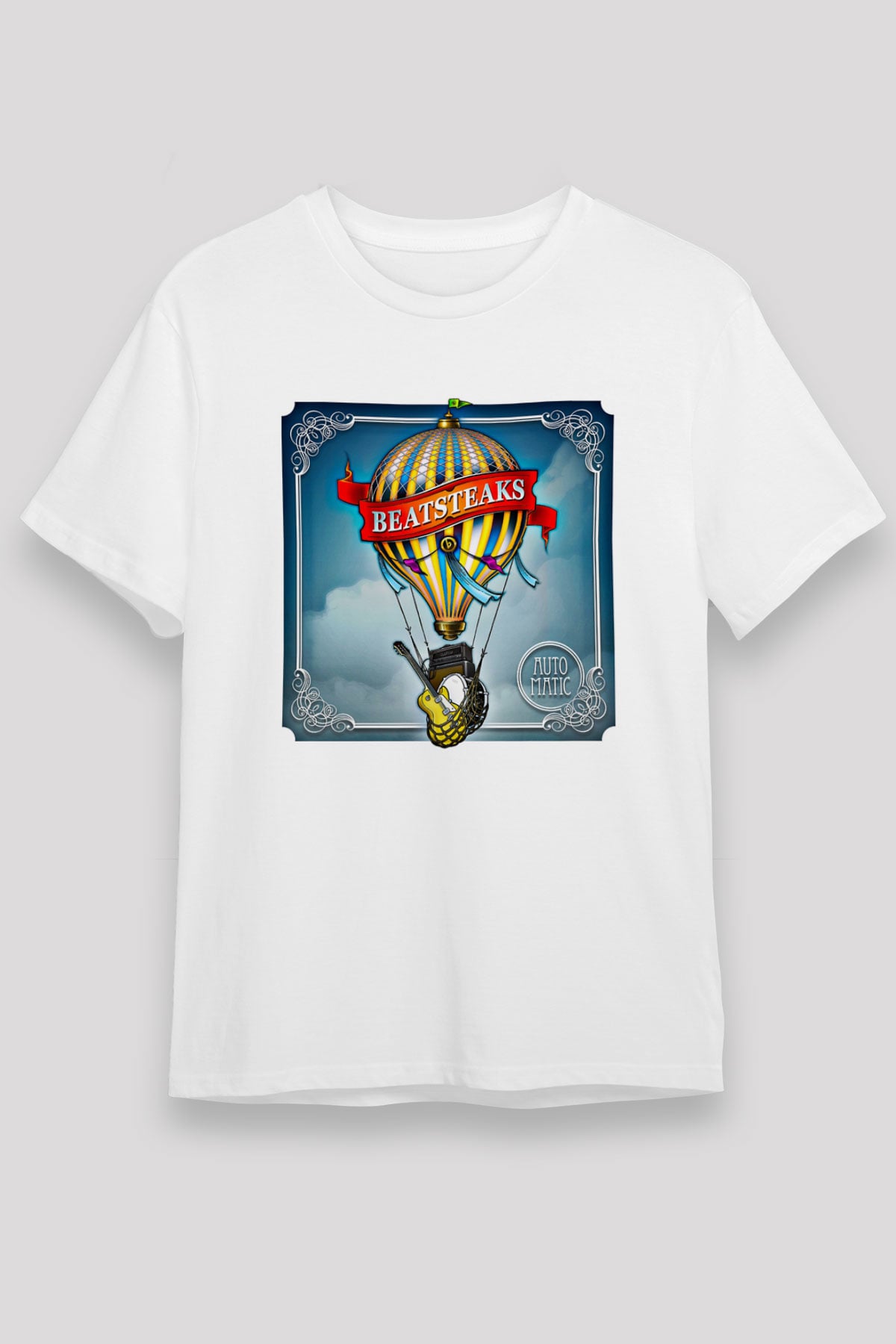 Beatsteaks Baskılı Unisex Beyaz Tişört