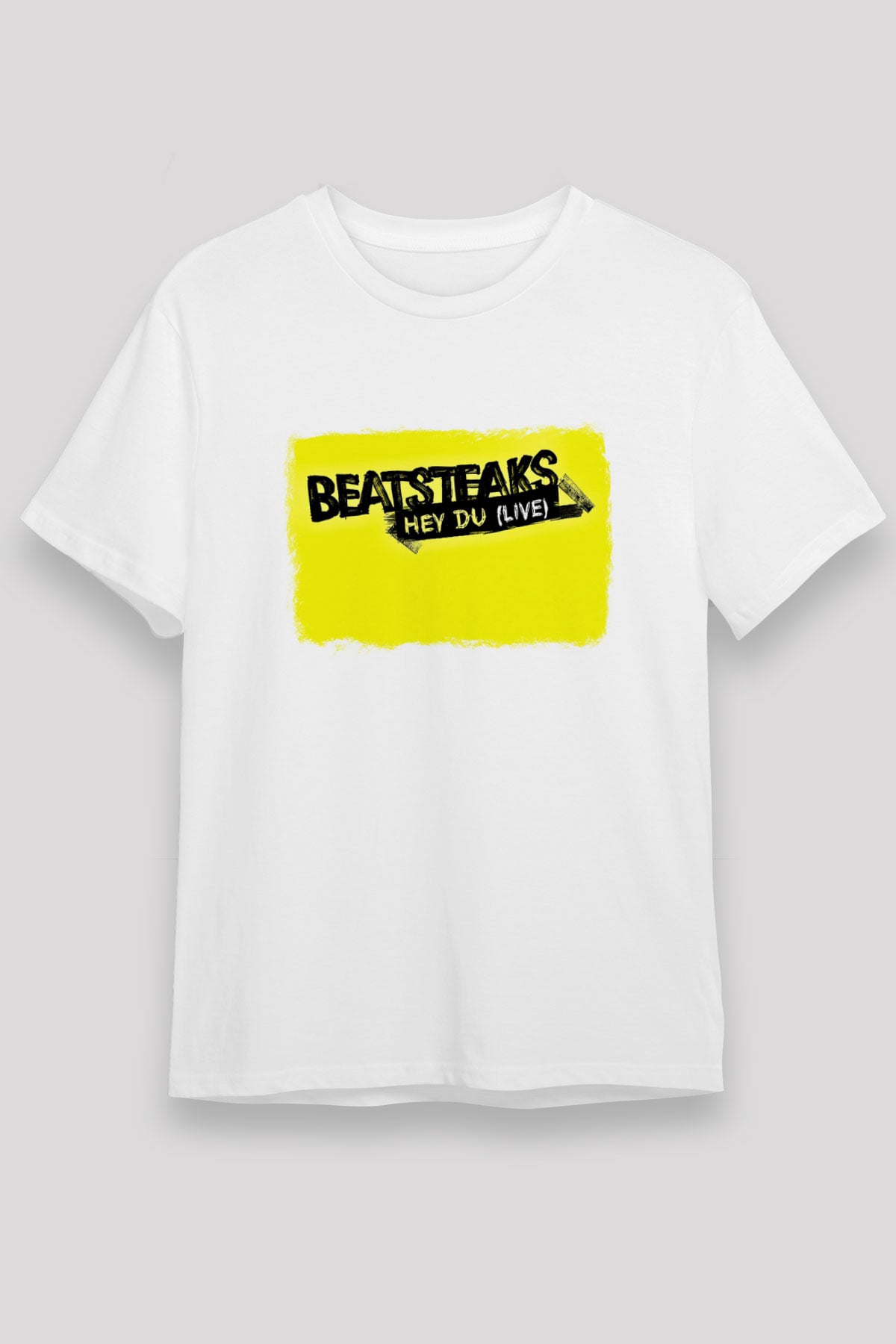 Beatsteaks Baskılı Unisex Beyaz Tişört