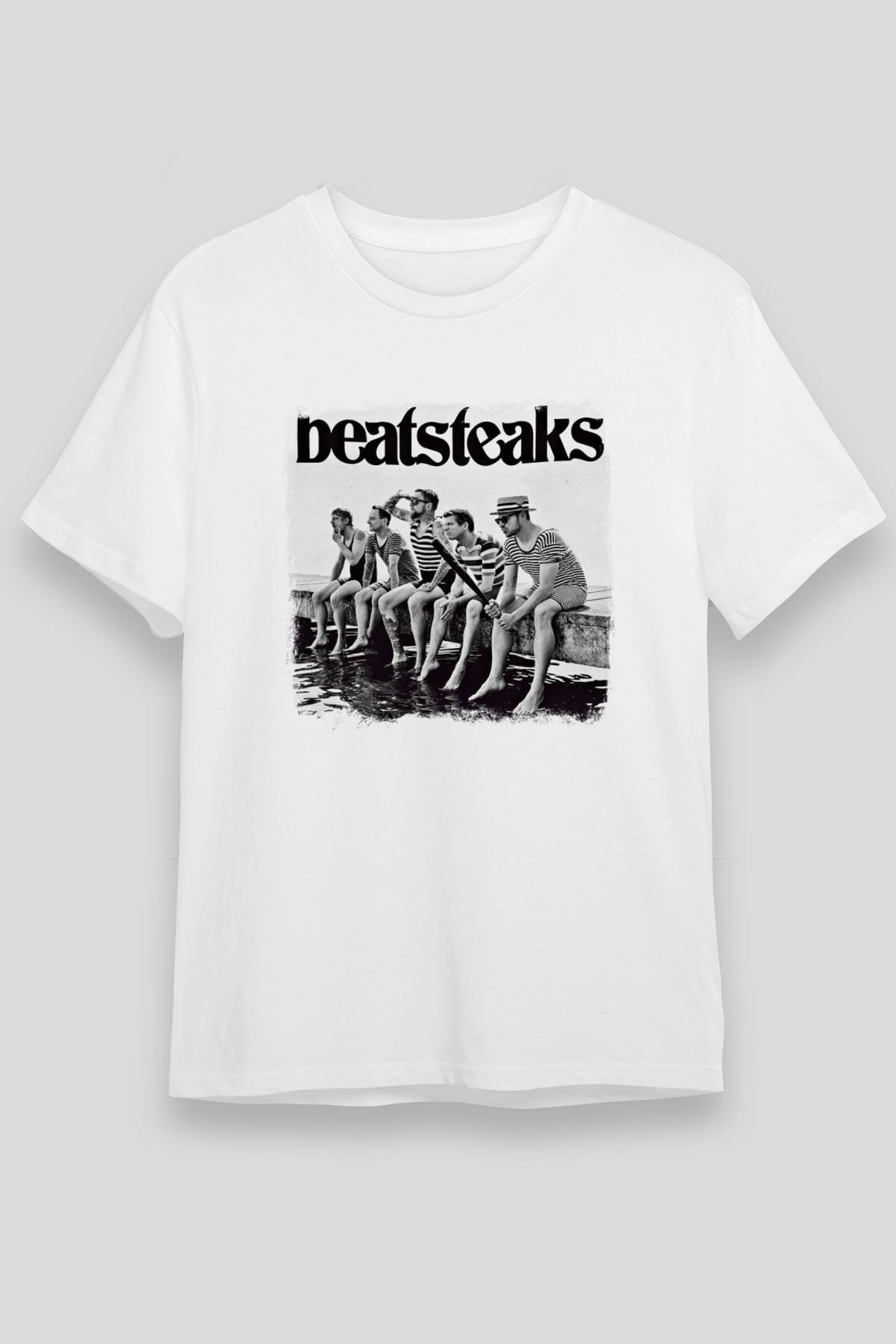 Beatsteaks Baskılı Unisex Beyaz Tişört