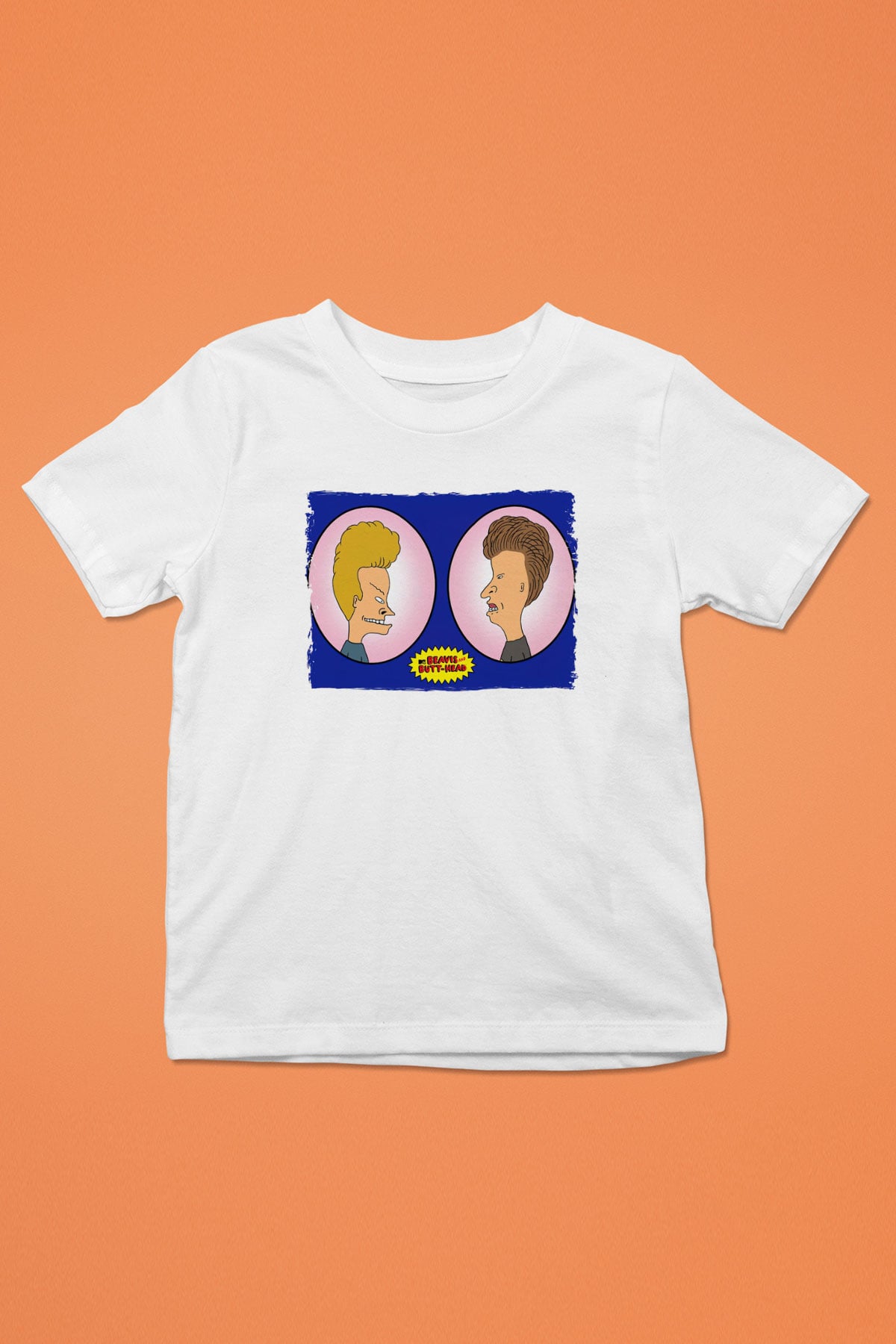 Beavis and Butt-head Beyaz Unisex Çocuk Tişört