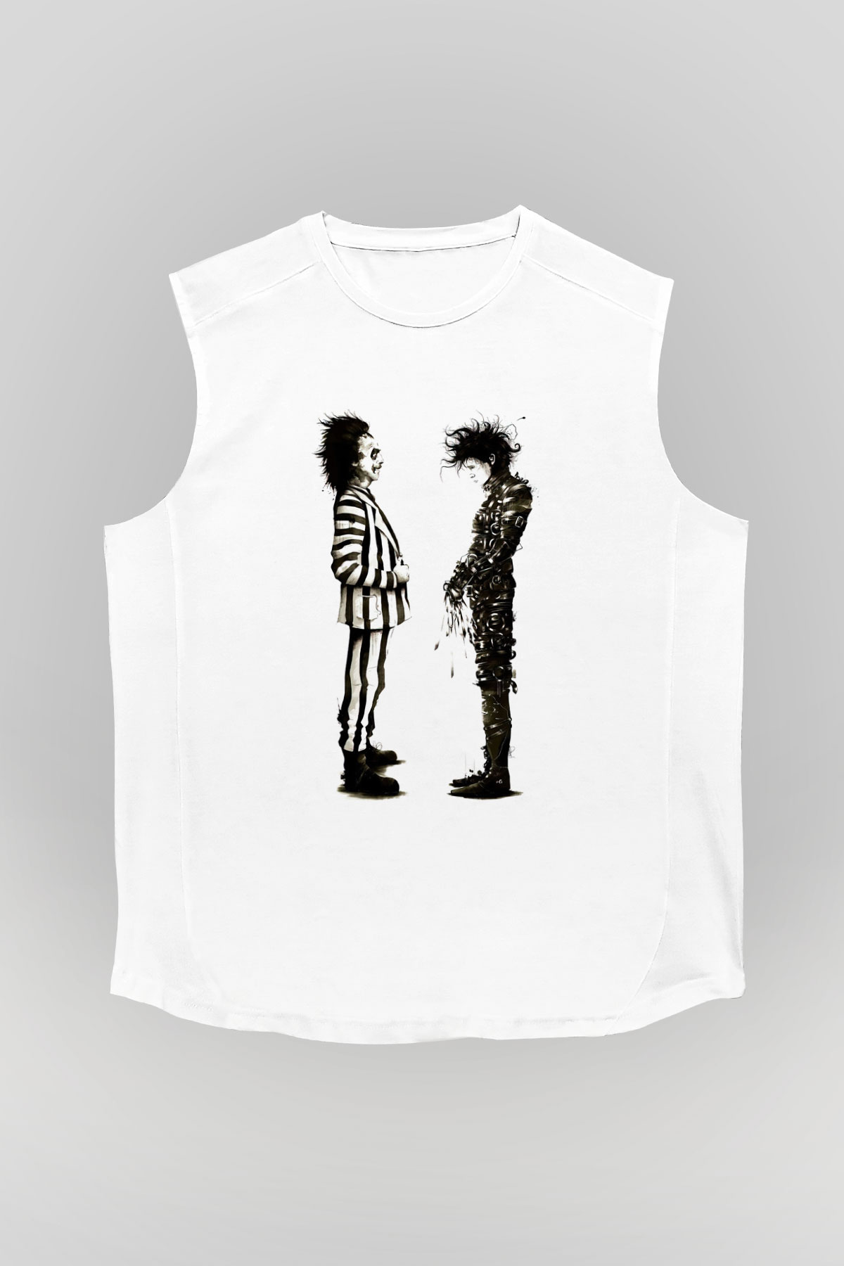 Beetlejuice Beterböcek Beyaz Unisex Kolsuz Tişört