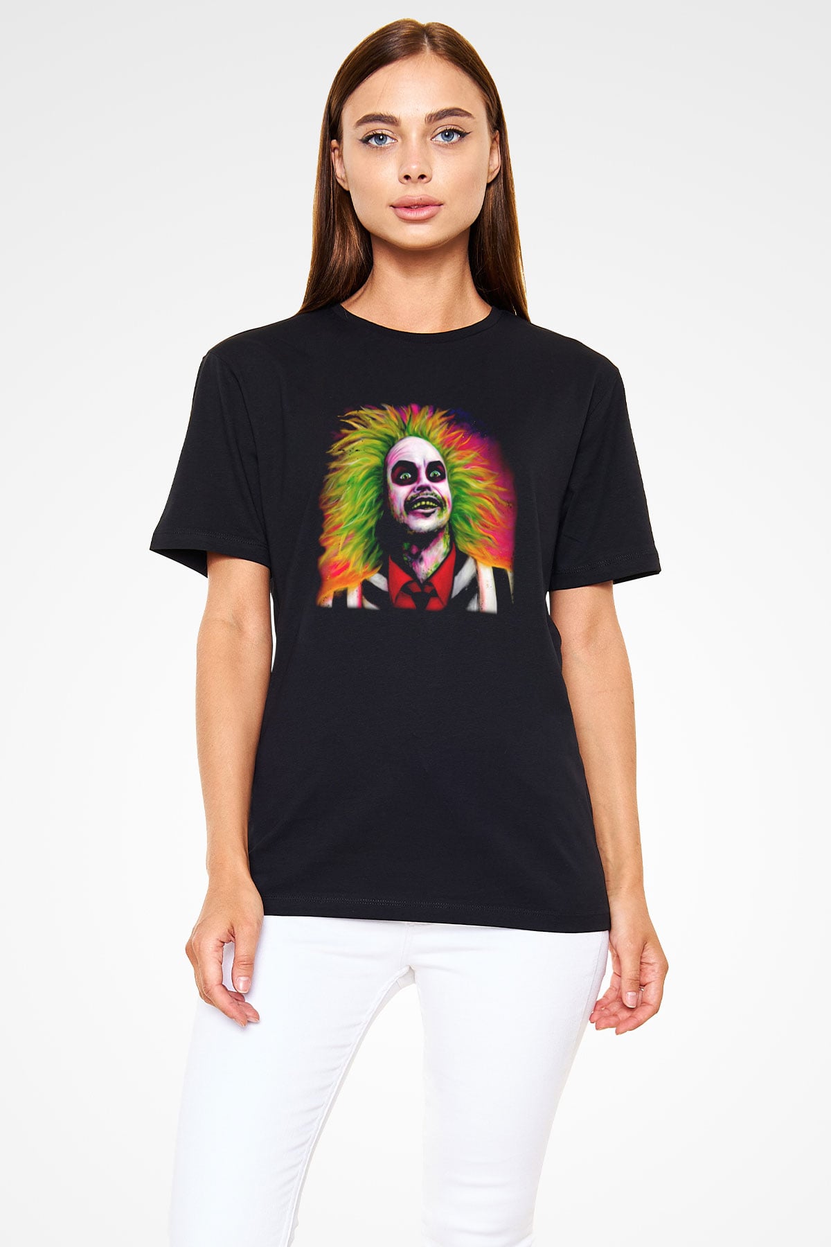 Beetlejuice Beterböcek Siyah Unisex Tişört