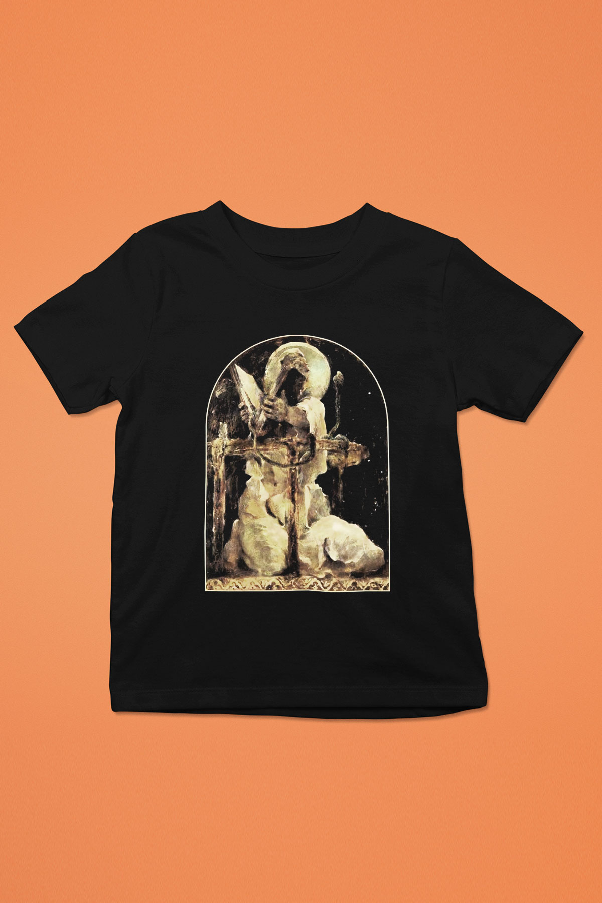 Behemoth Baskılı Siyah Unisex Çocuk Tişört