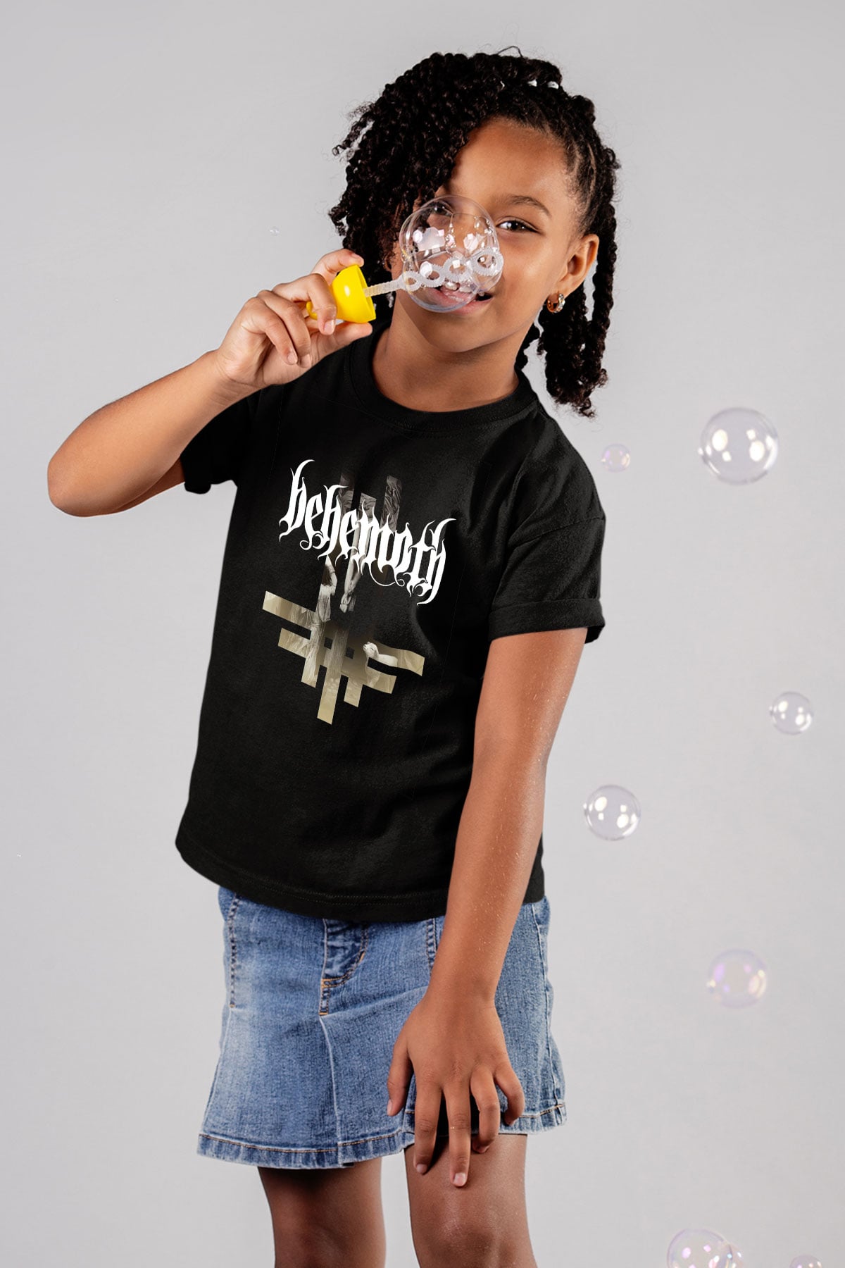 Behemoth Siyah Unisex Çocuk Tişört
