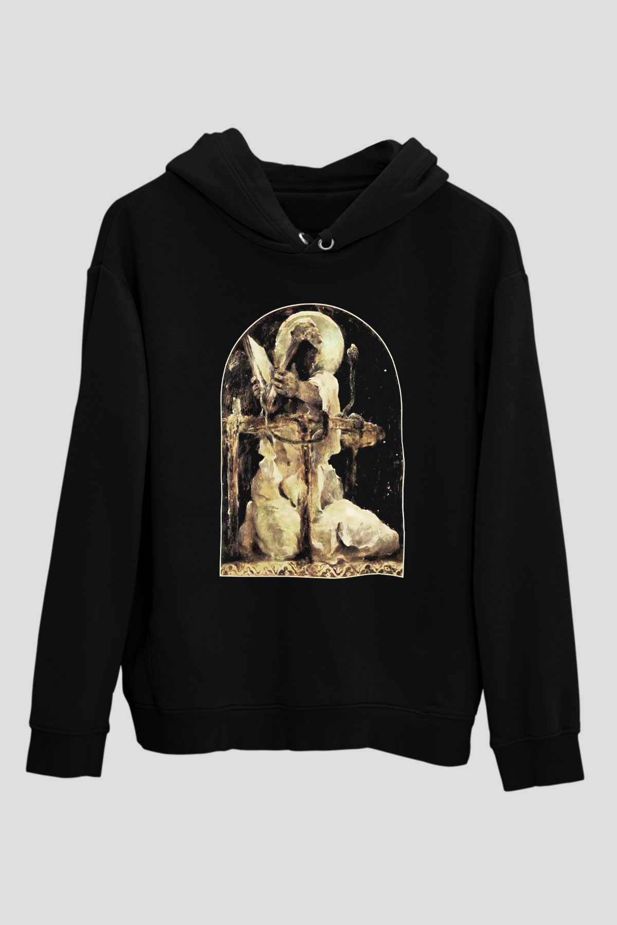 Behemoth Siyah Unisex Kapüşonlu Sweatshirt