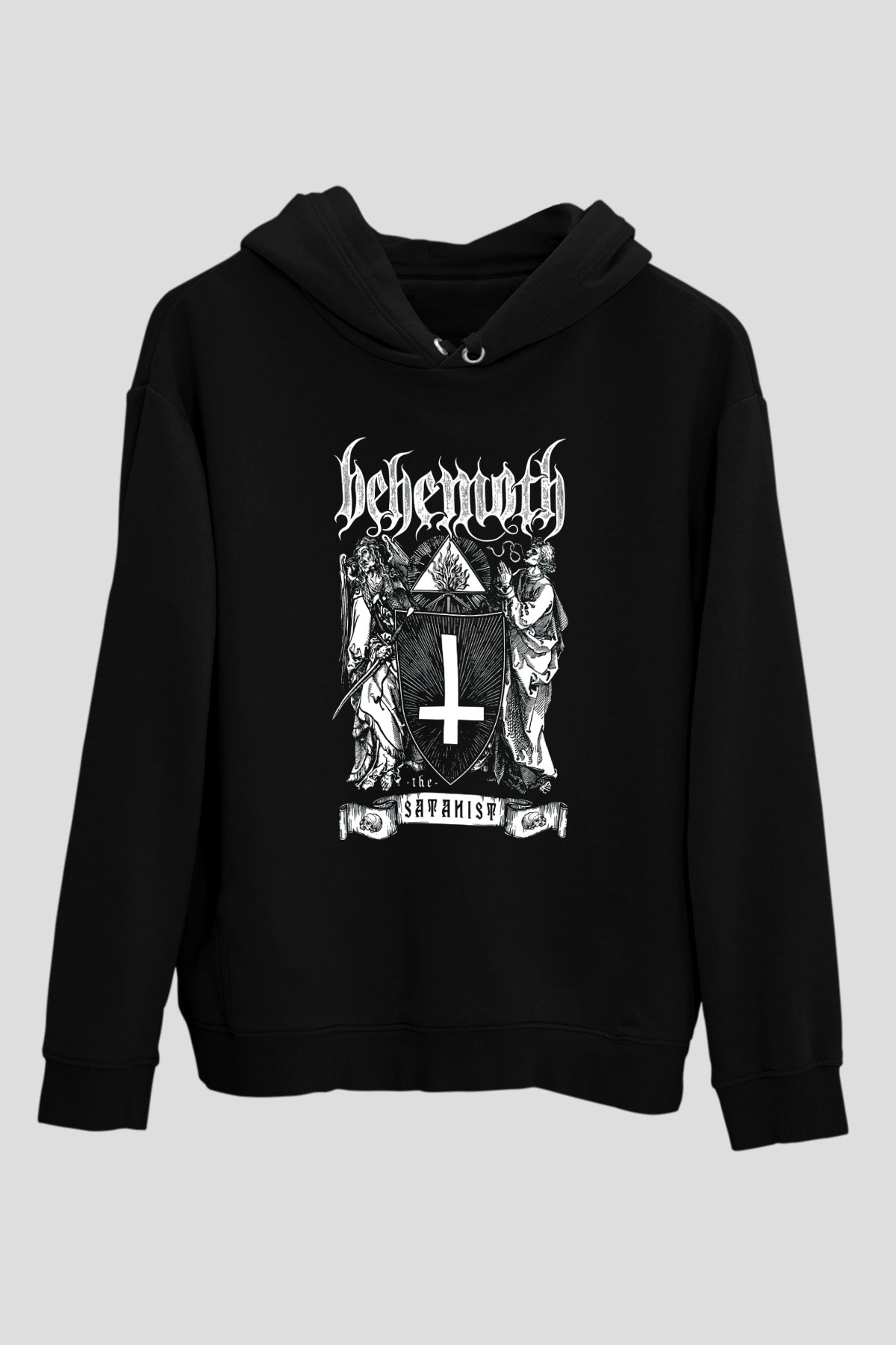 Behemoth Siyah Unisex Kapüşonlu Sweatshirt