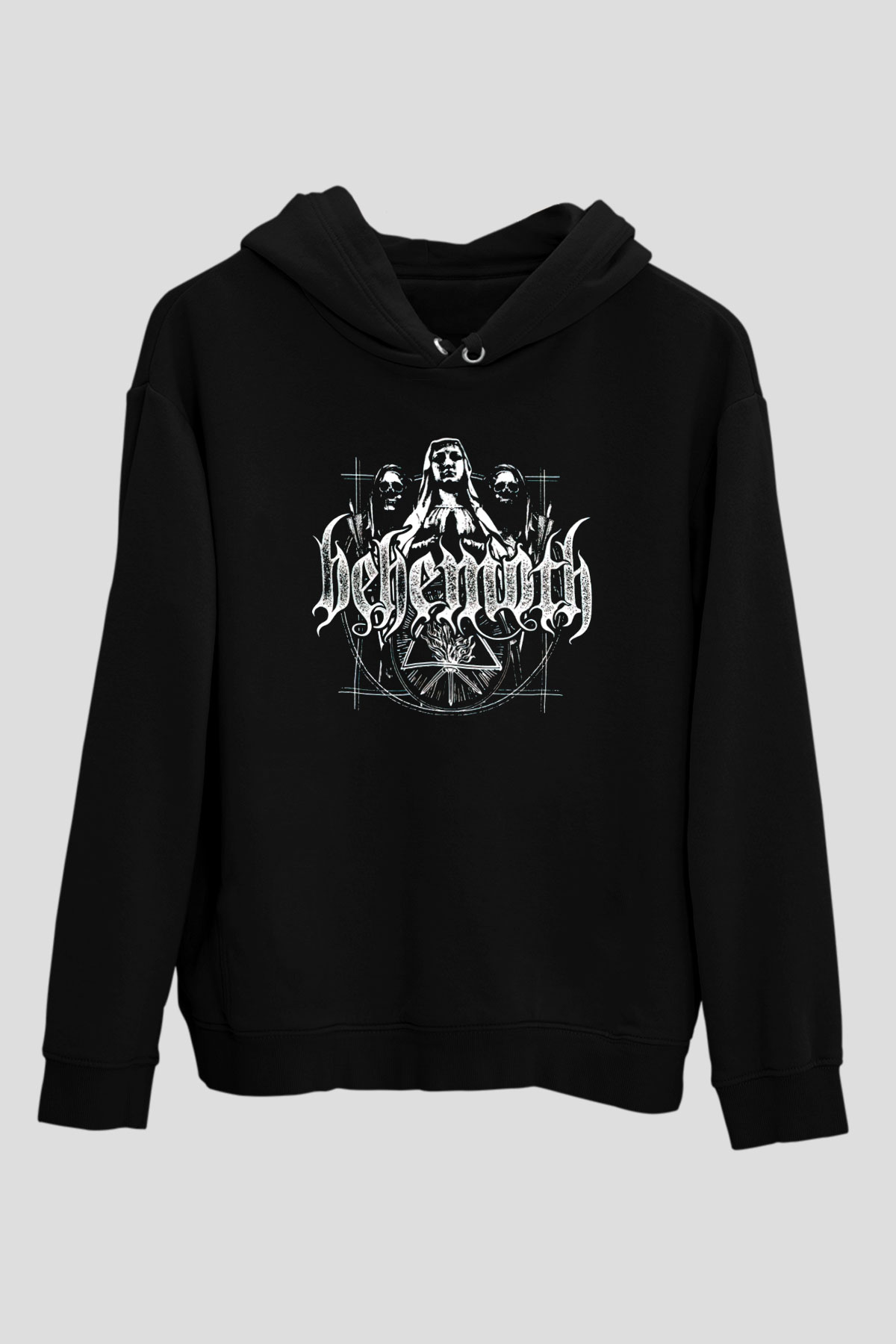 Behemoth Siyah Unisex Kapüşonlu Sweatshirt