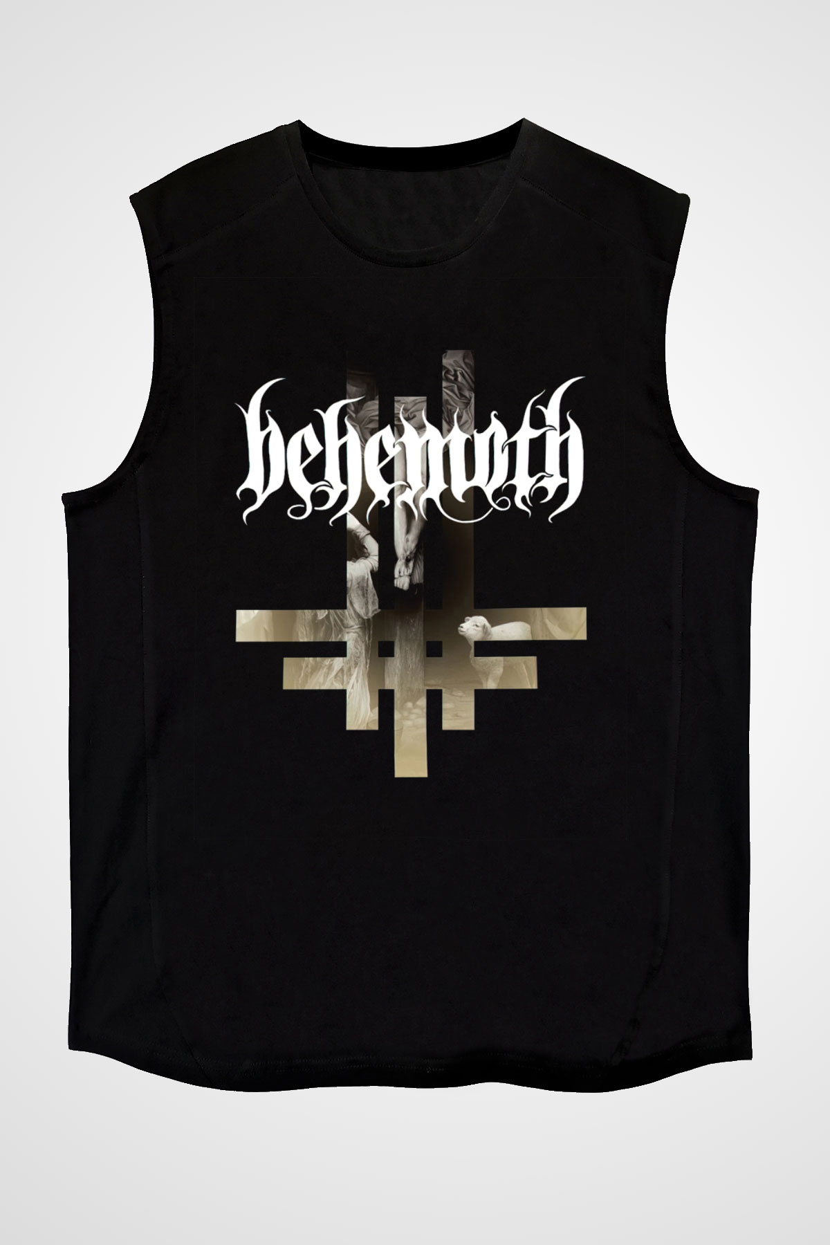 Behemoth Siyah Unisex Kolsuz Tişört