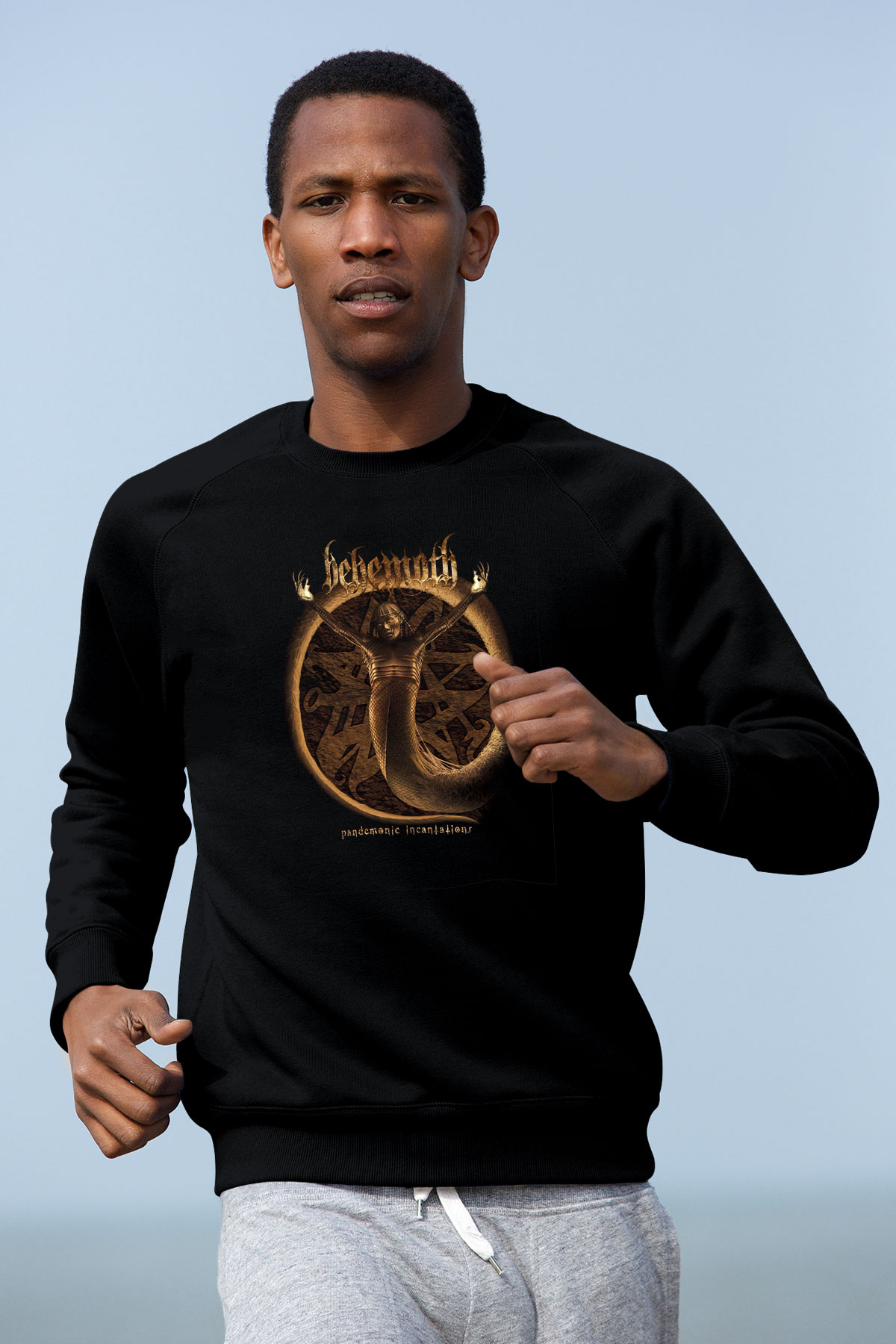Behemoth Siyah Unisex Sweatshirt