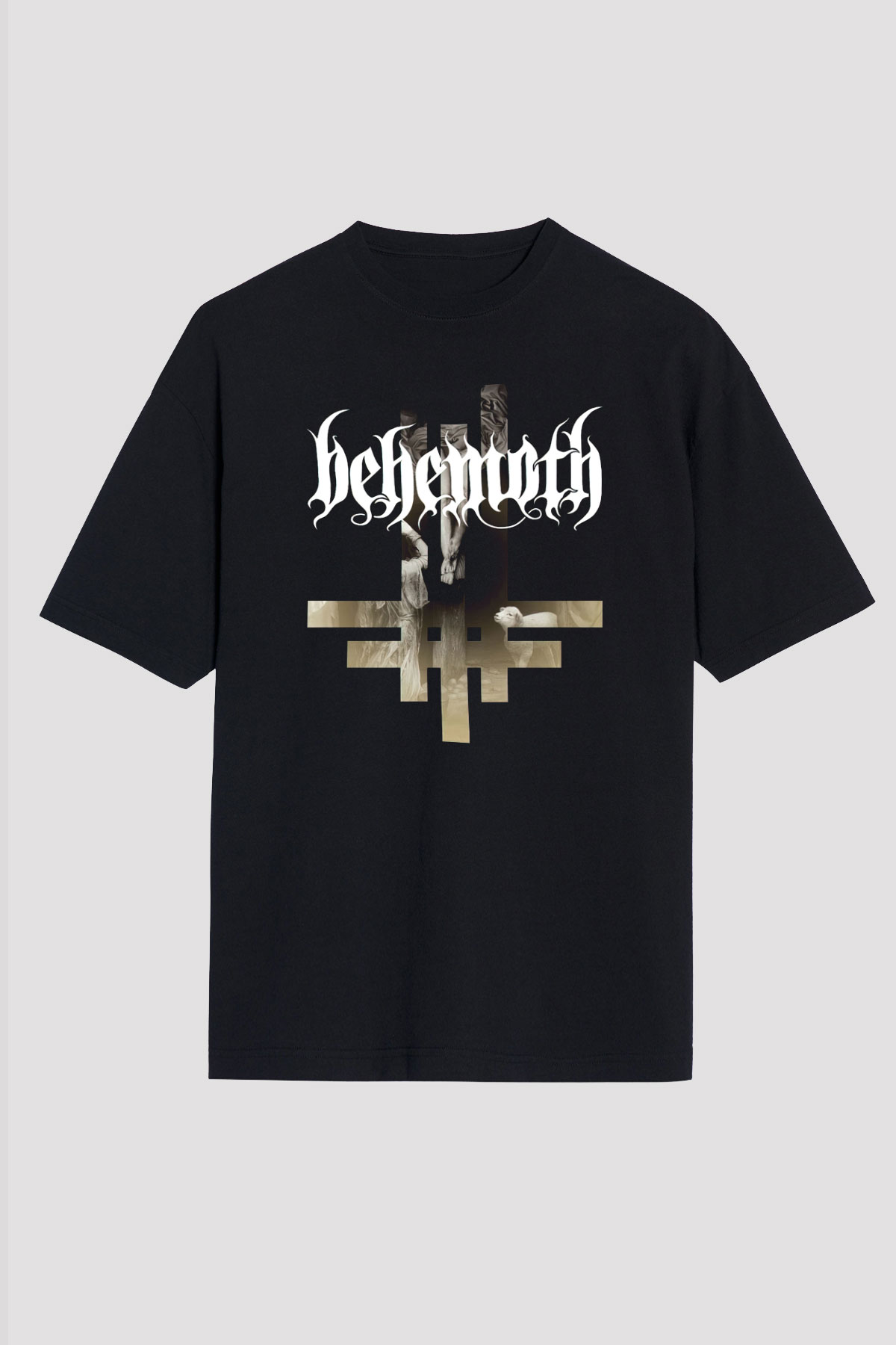 Behemoth Siyah Unisex Tişört T-Shirt - TişörtFabrikası