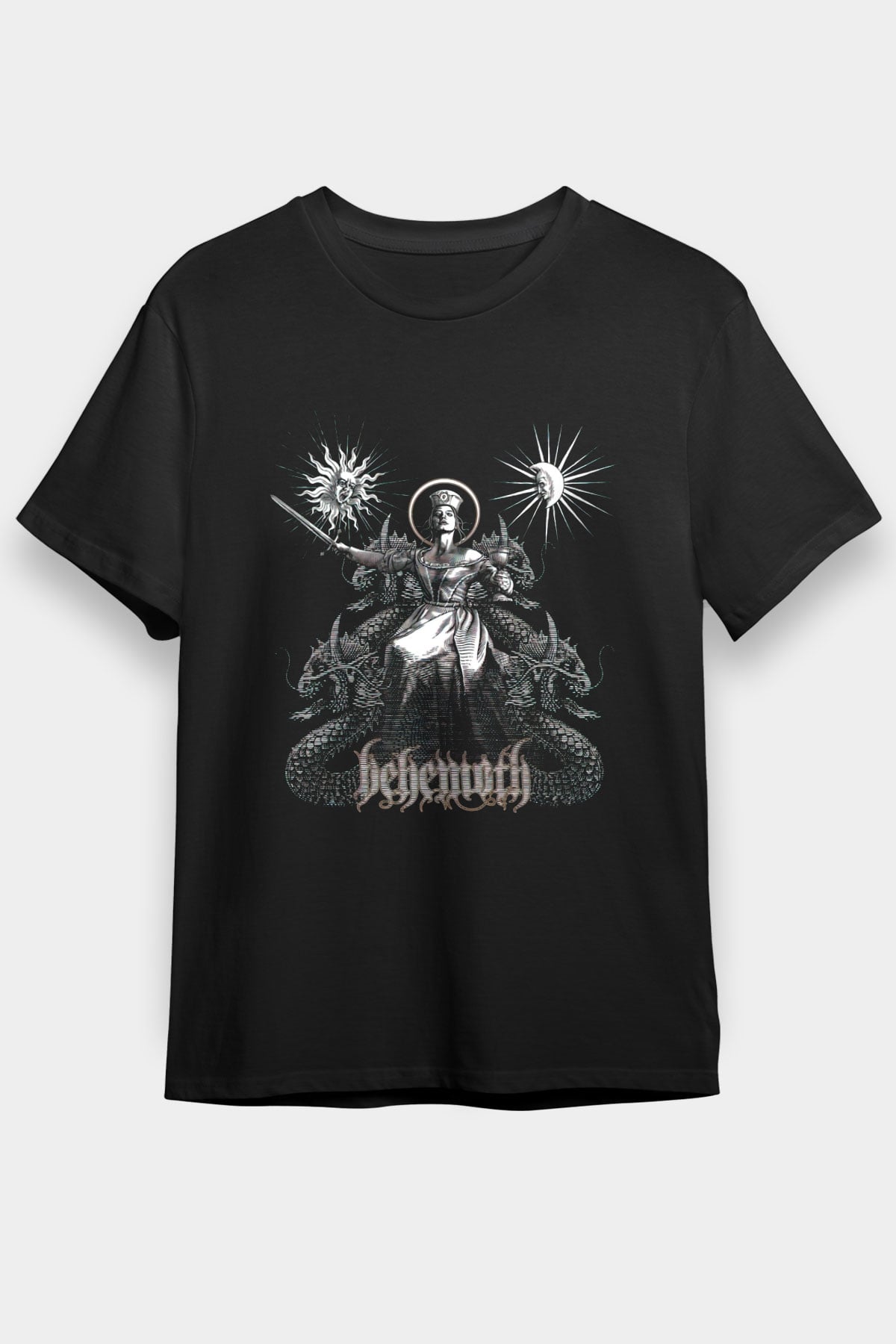 Behemoth Siyah Unisex Tişört T-Shirt - TişörtFabrikası