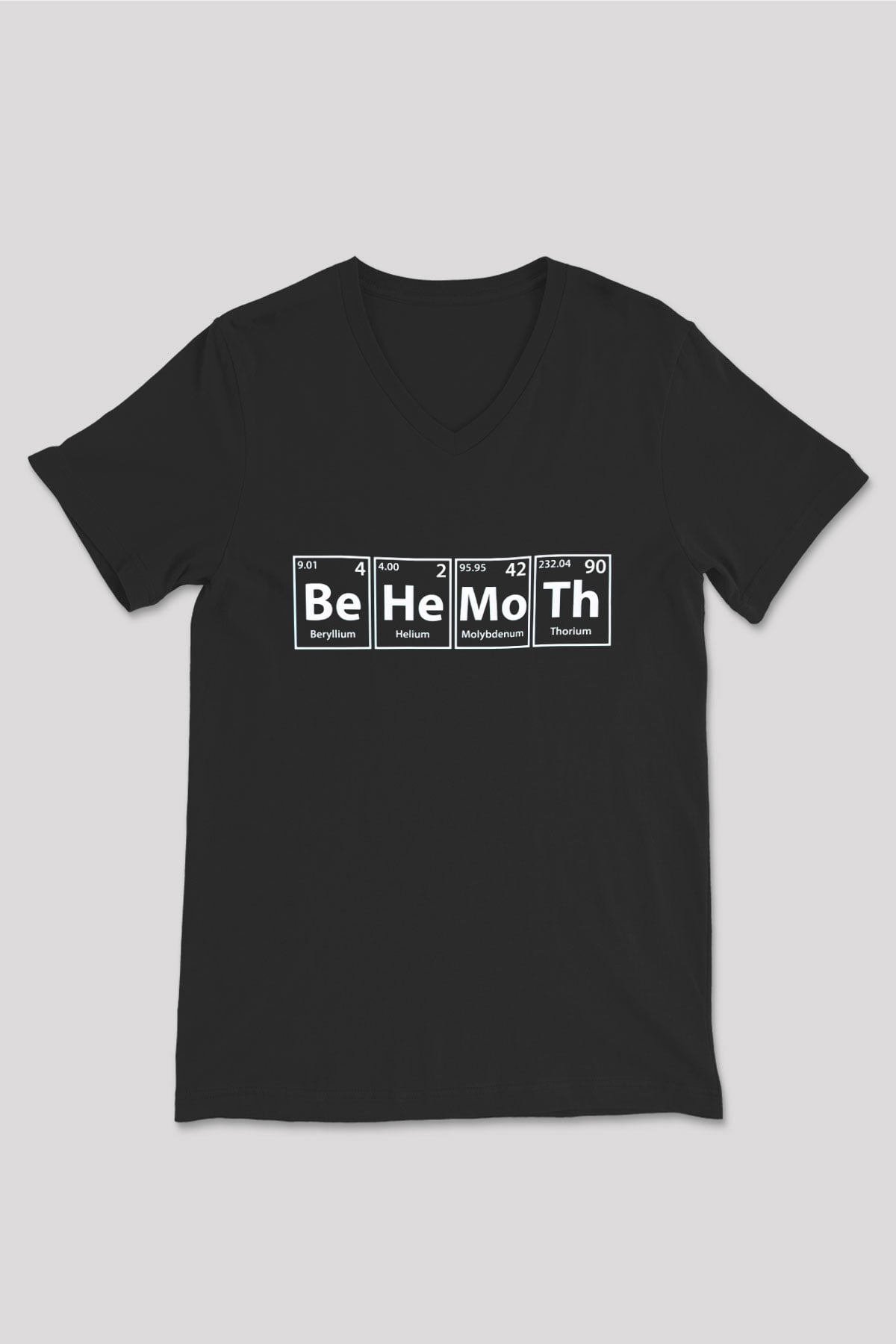 Behemoth Siyah Unisex V Yaka Tişört