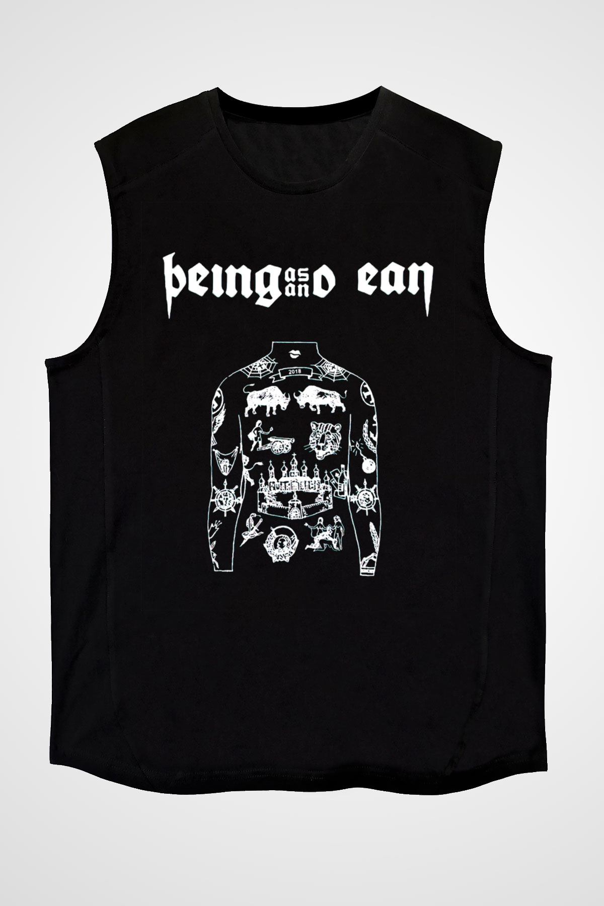 Being as an Ocean Siyah Unisex Kolsuz Tişört