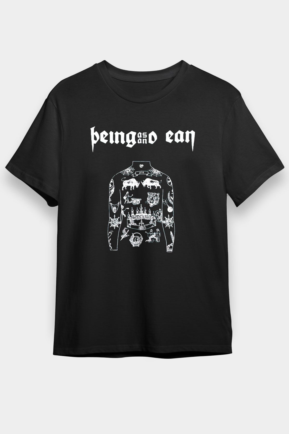 Being as an Ocean Siyah Unisex Tişört T-Shirt - TişörtFabrikası
