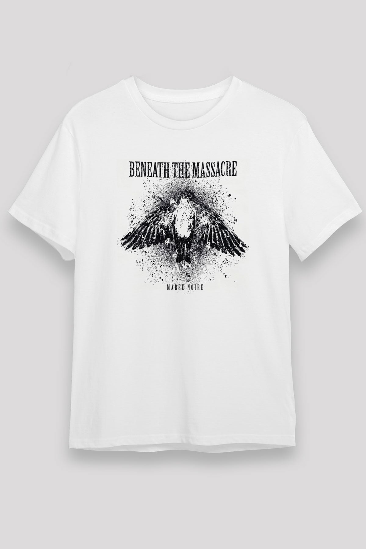 Beneath the Massacre Beyaz Unisex Tişört T-Shirt - TişörtFabrikası