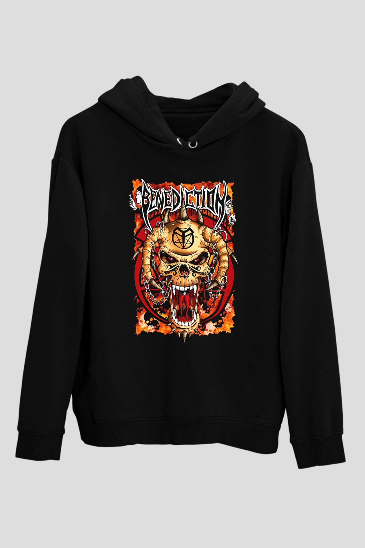 Benediction Siyah Unisex Hoodie