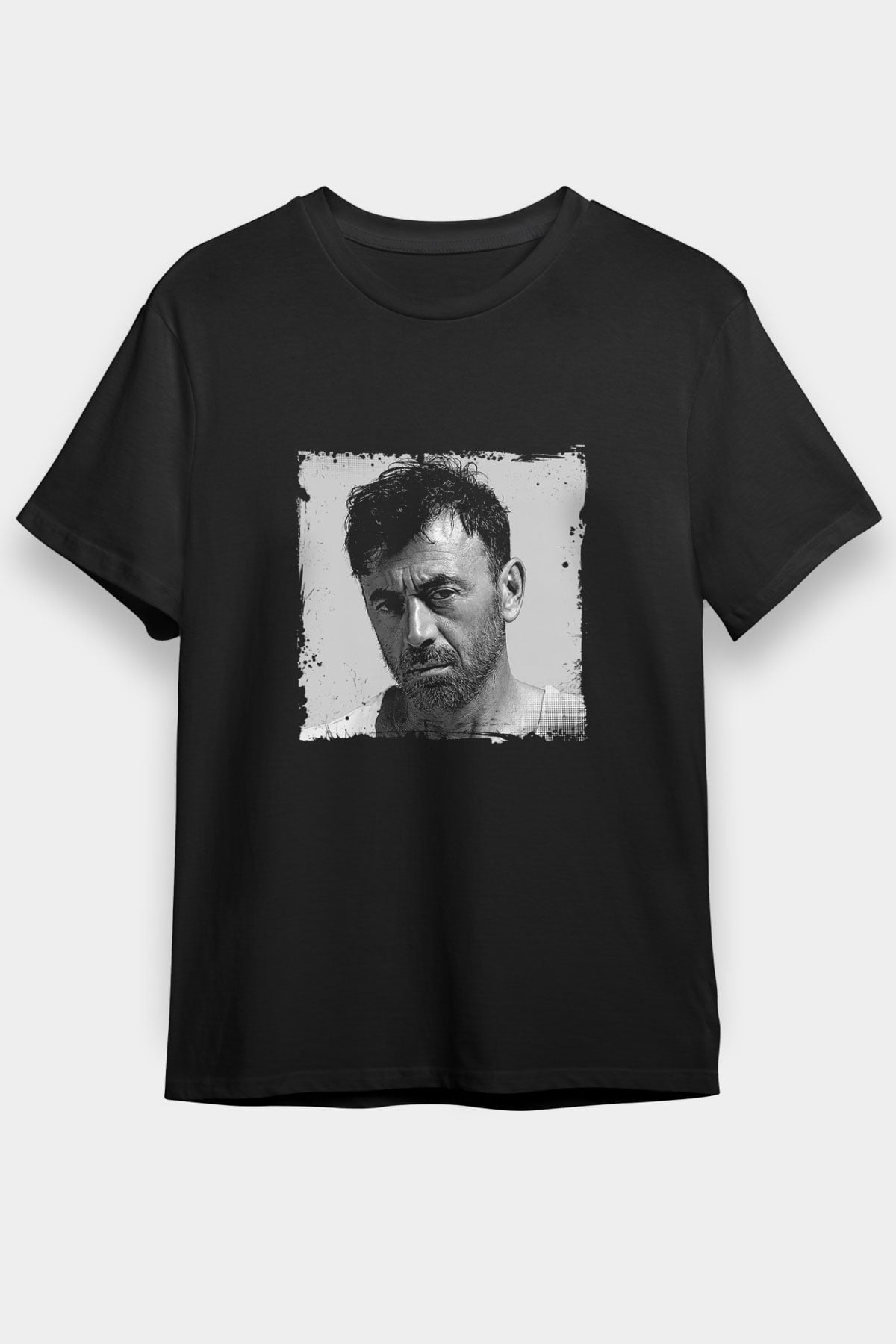 Benny Benassi Baskılı Unisex Siyah Tişört