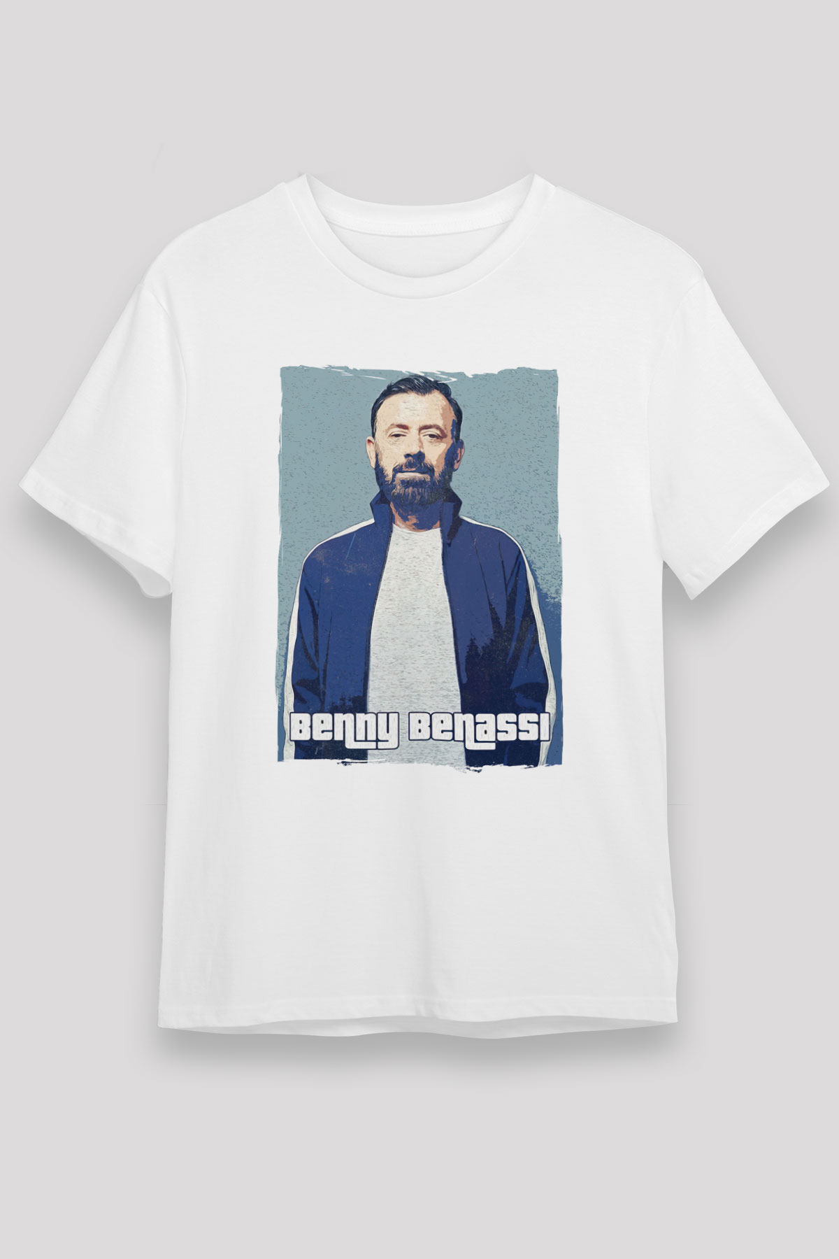 Benny Benassi Beyaz Unisex Tişört T-Shirt - TişörtFabrikası