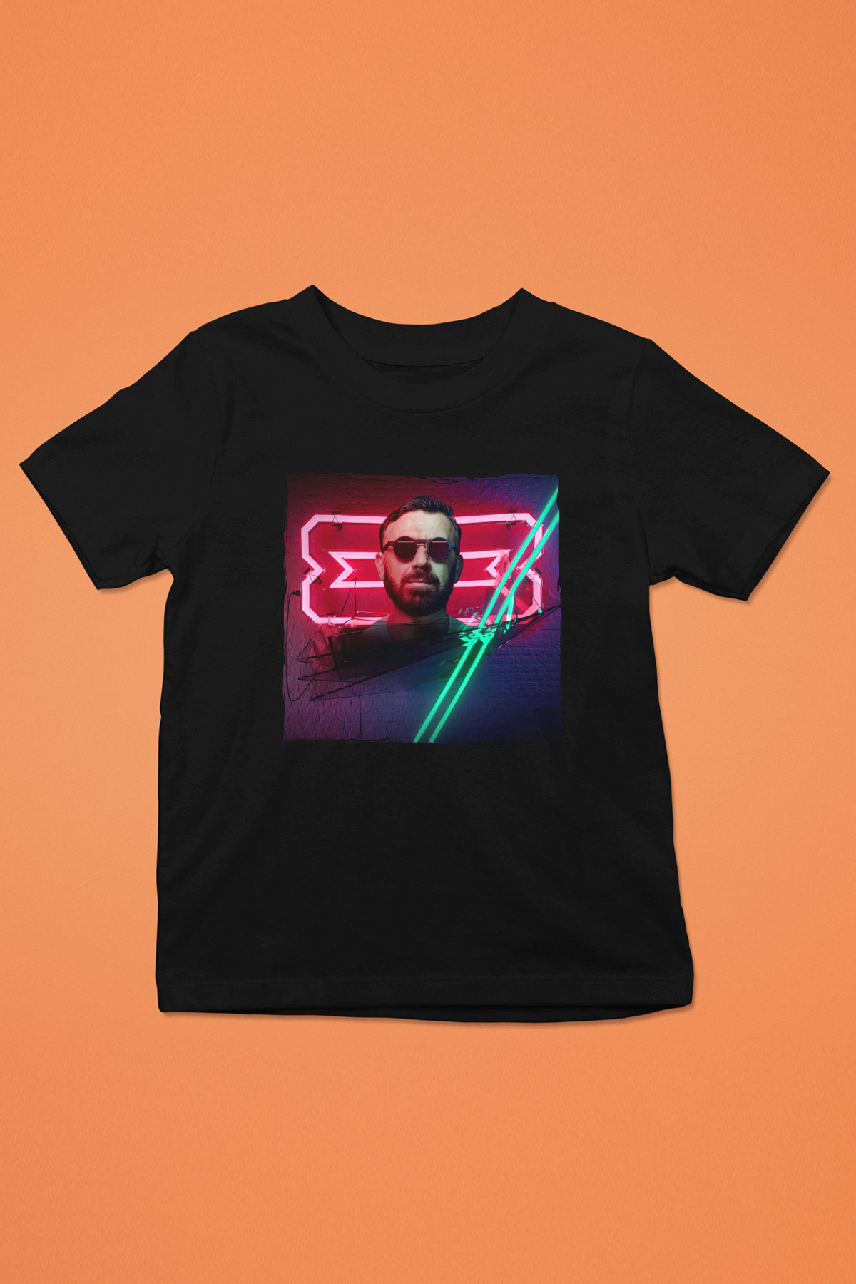 Benny Benassi Siyah Unisex Çocuk Tişört