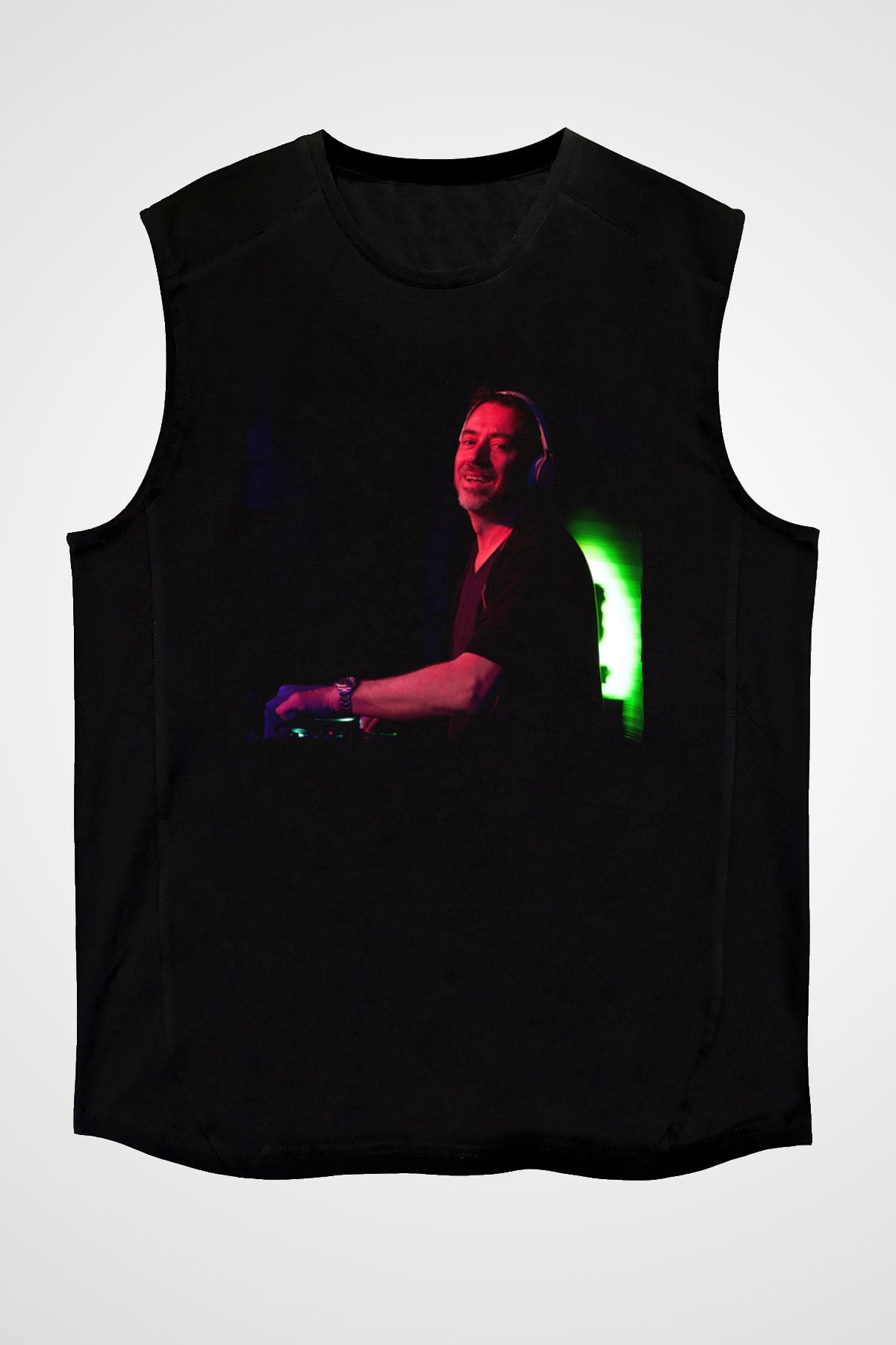 Benny Benassi Siyah Unisex Kolsuz Tişört