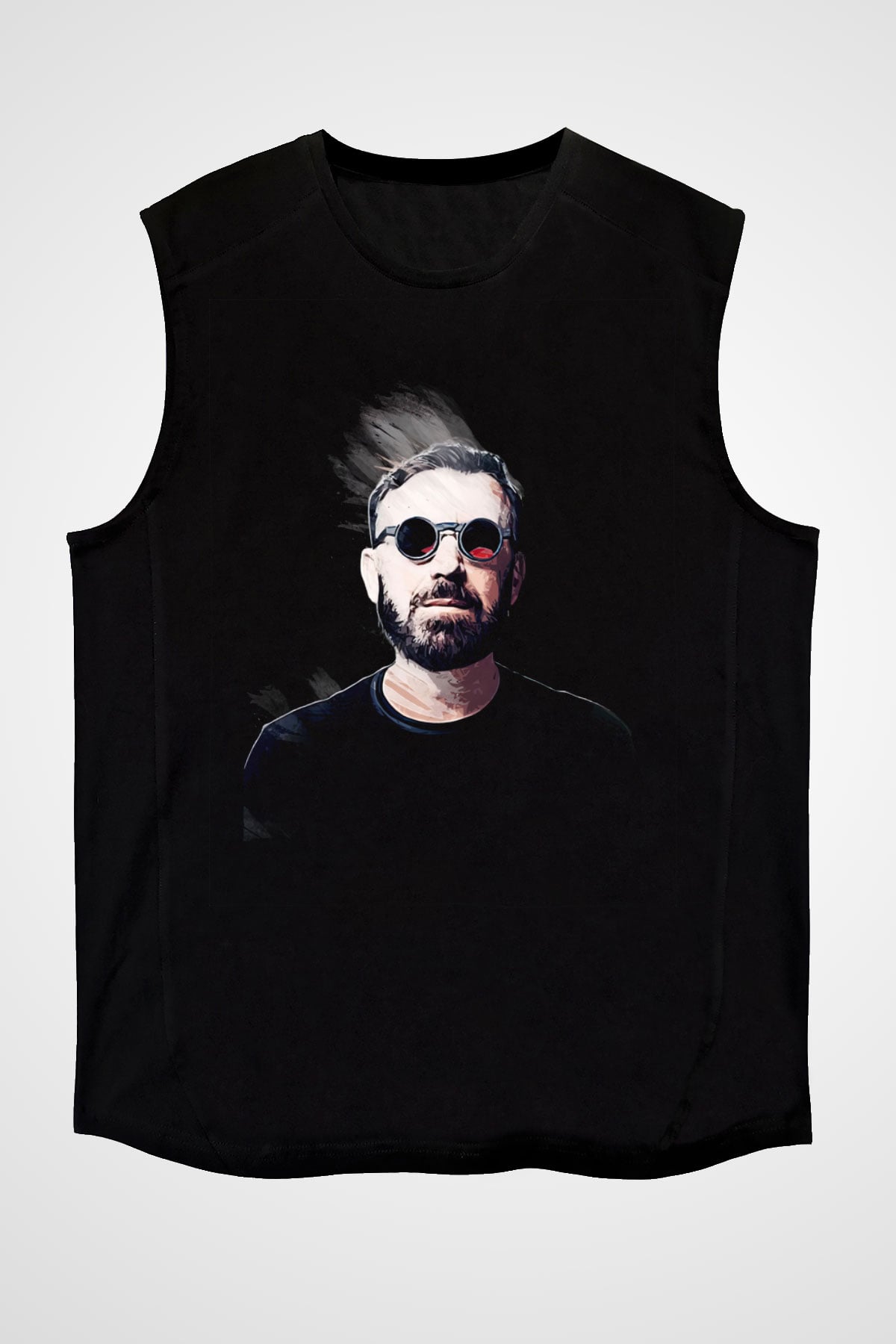 Benny Benassi Siyah Unisex Kolsuz Tişört