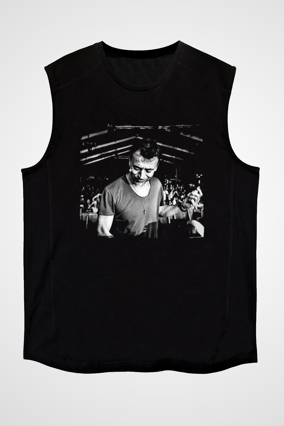 Benny Benassi Siyah Unisex Kolsuz Tişört
