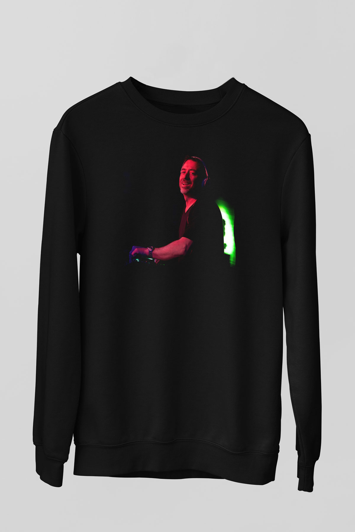 Benny Benassi Siyah Unisex Sweatshirt