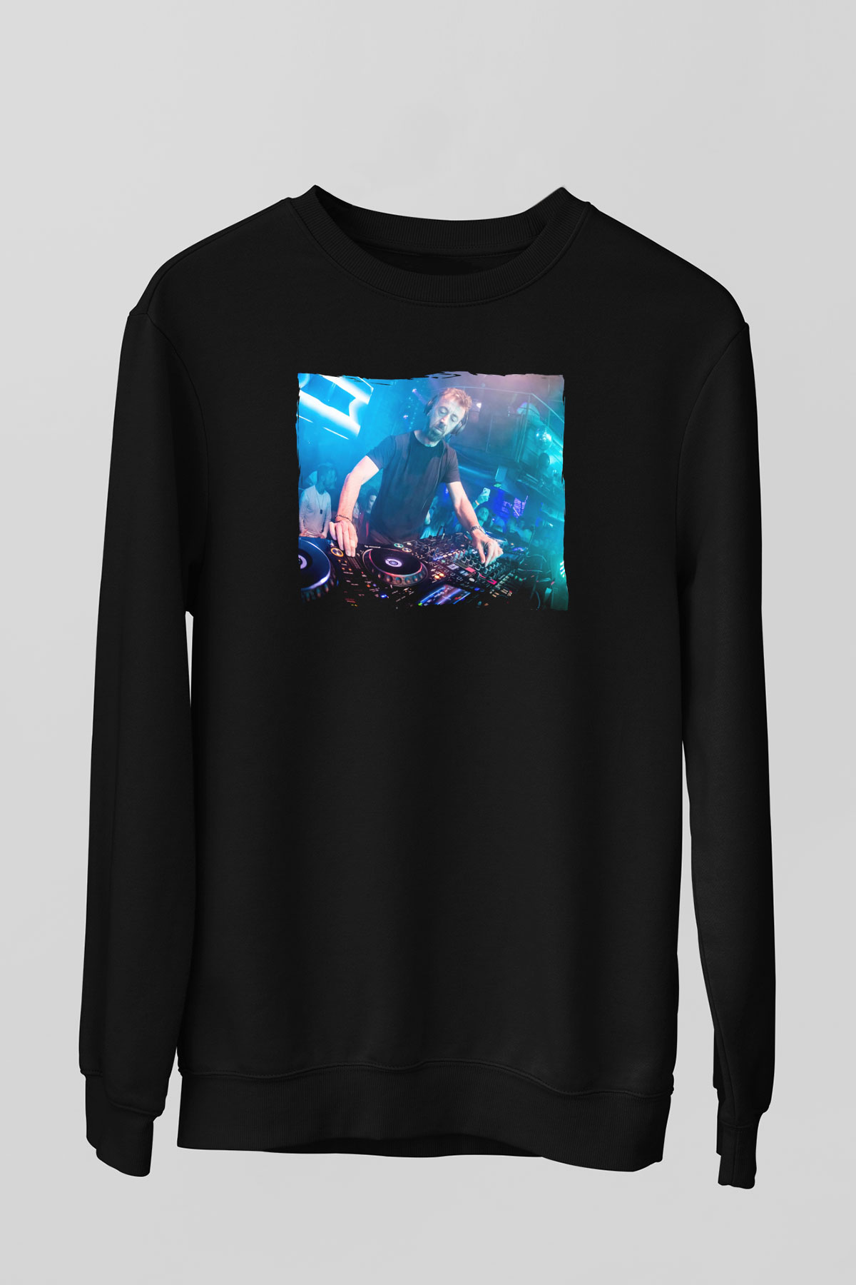 Benny Benassi Siyah Unisex Sweatshirt