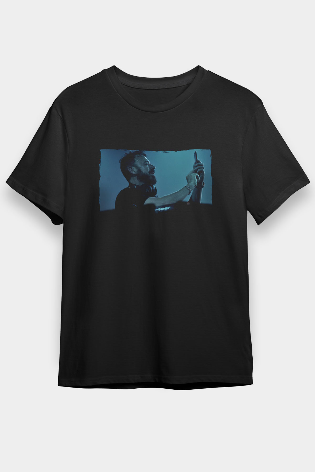 Benny Benassi Siyah Unisex Tişört T-Shirt - TişörtFabrikası