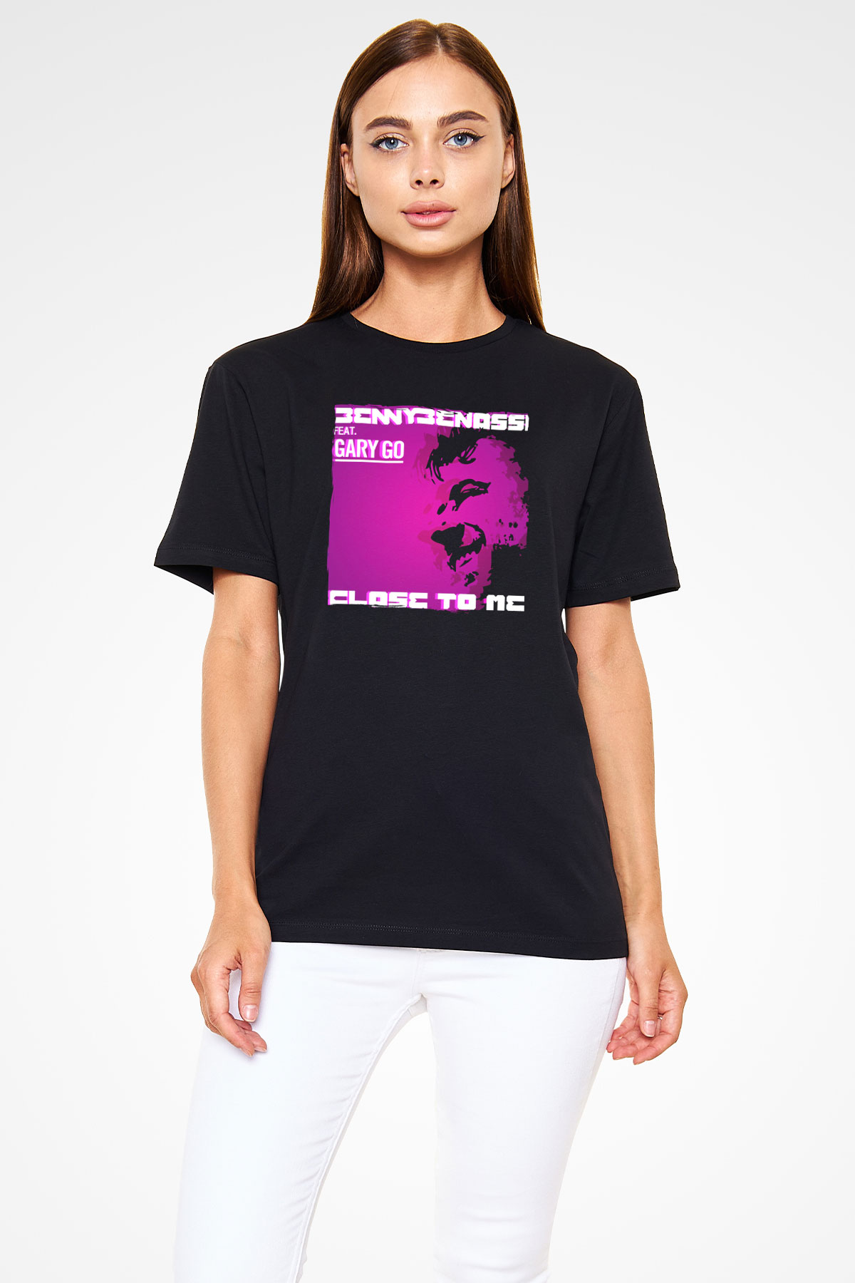 Benny Benassi Siyah Unisex Tişört T-Shirt - TişörtFabrikası