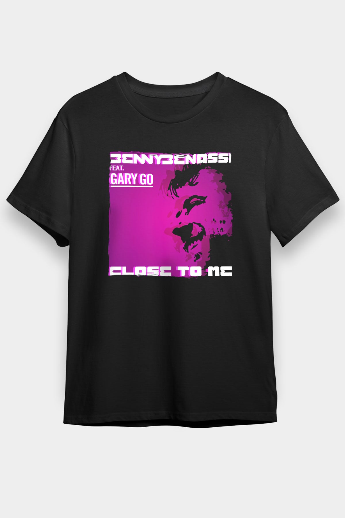 Benny Benassi Siyah Unisex Tişört T-Shirt - TişörtFabrikası