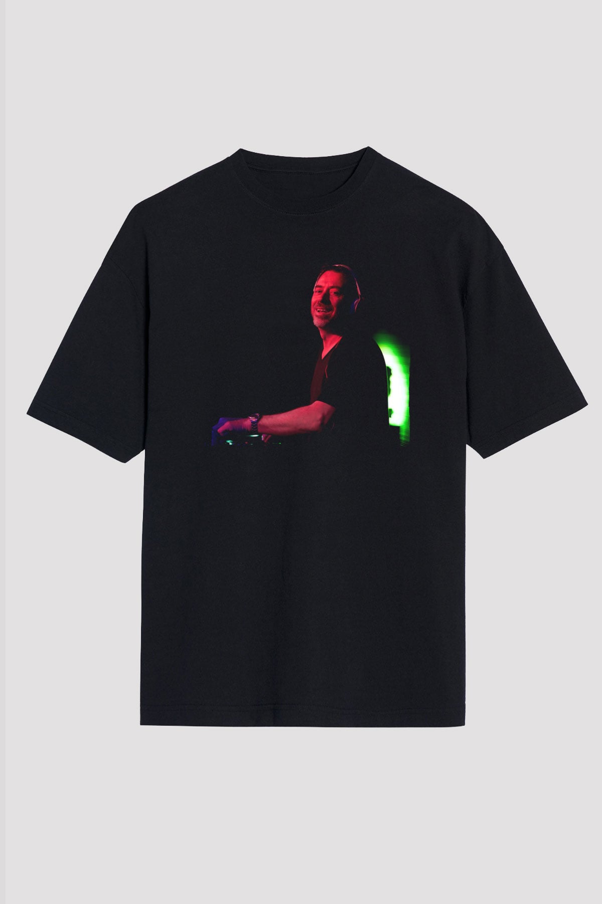 Benny Benassi Siyah Oversize Tişört Oversize T-shirt - TişörtFabrikası
