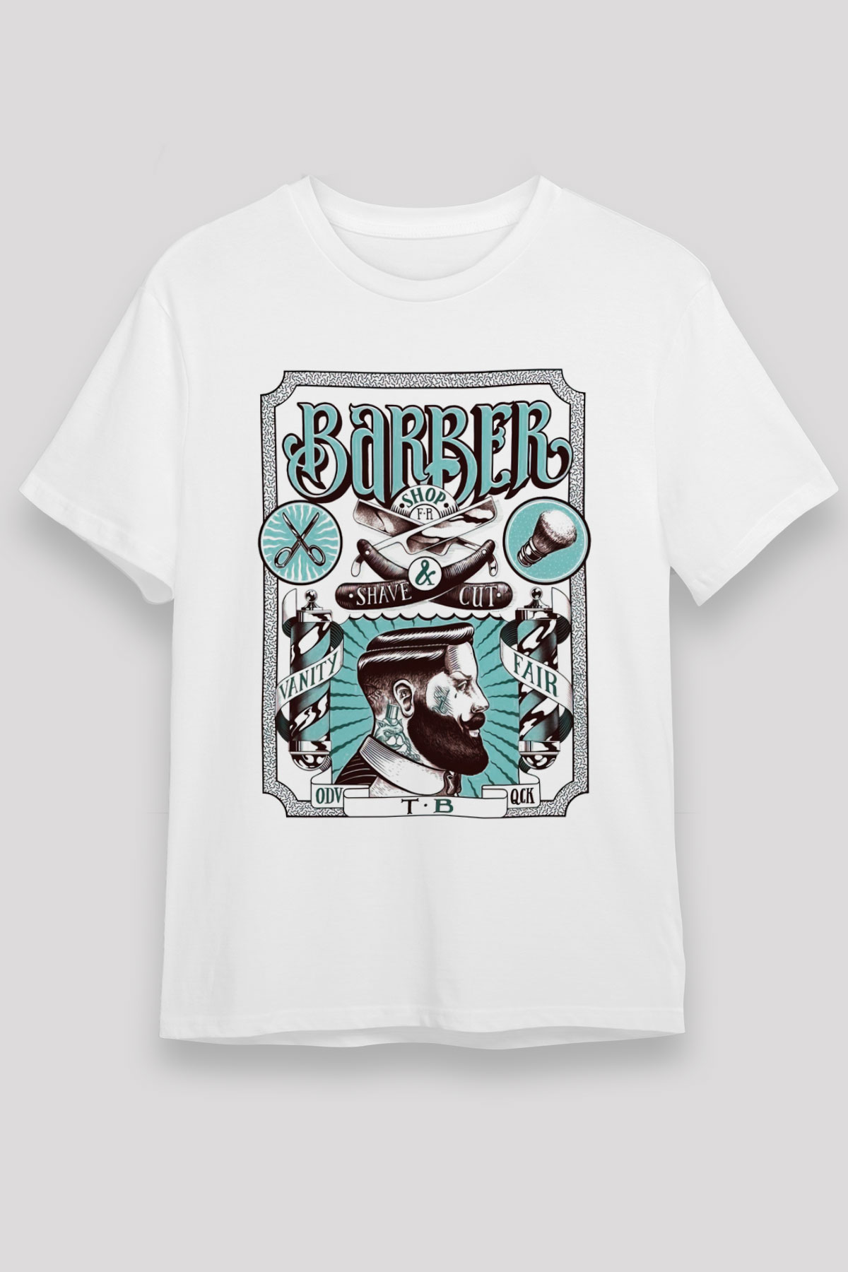 Berber Beyaz Unisex Tişört T-Shirt - TişörtFabrikası