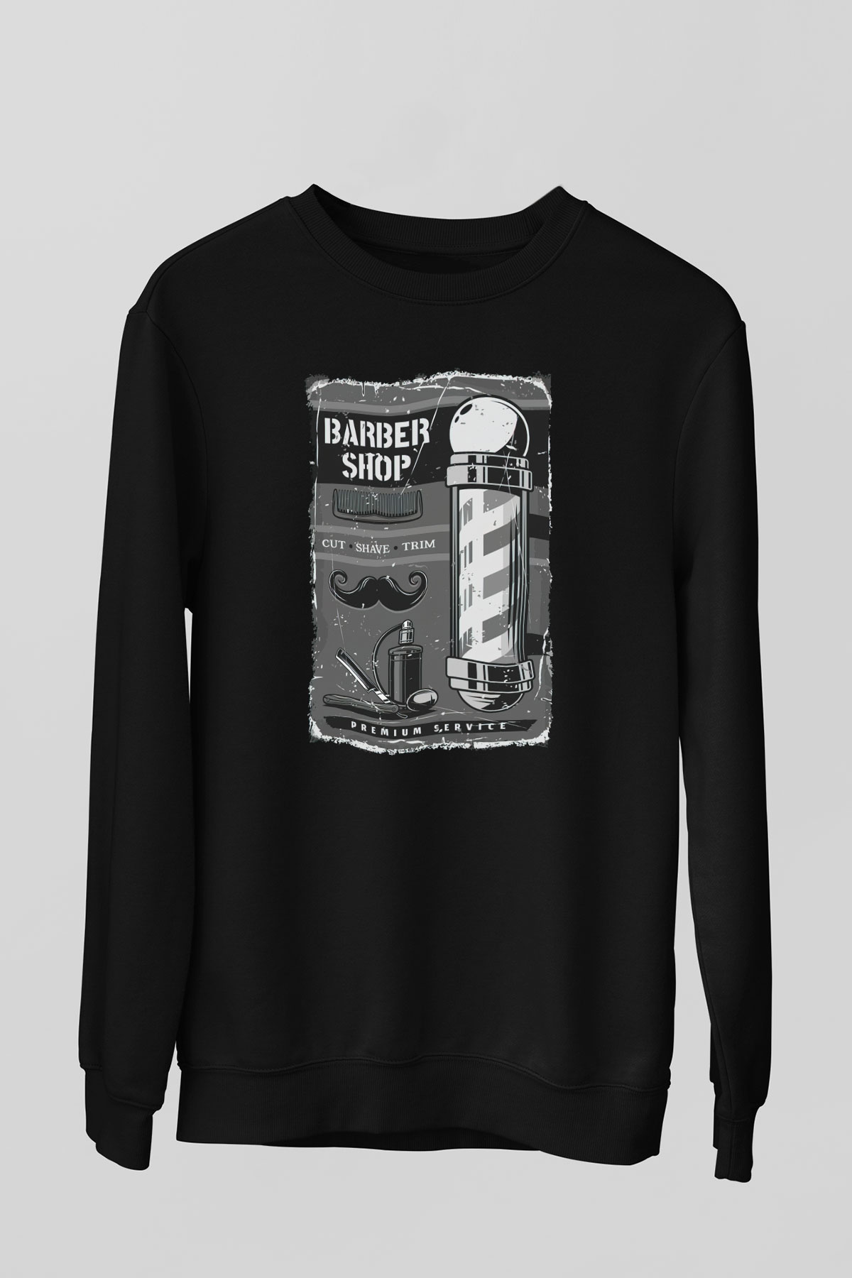 Berber Siyah Unisex Sweatshirt