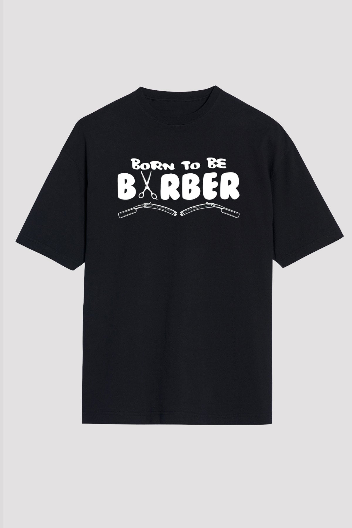 Berber Siyah Oversize Tişört Oversize T-shirt - TişörtFabrikası