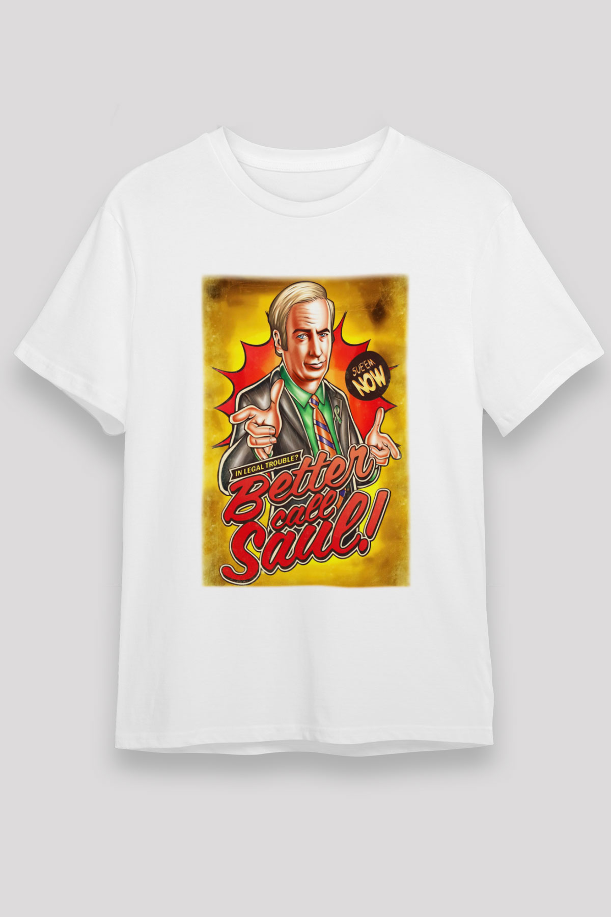 Better Call Saul Beyaz Unisex Tişört T-Shirt