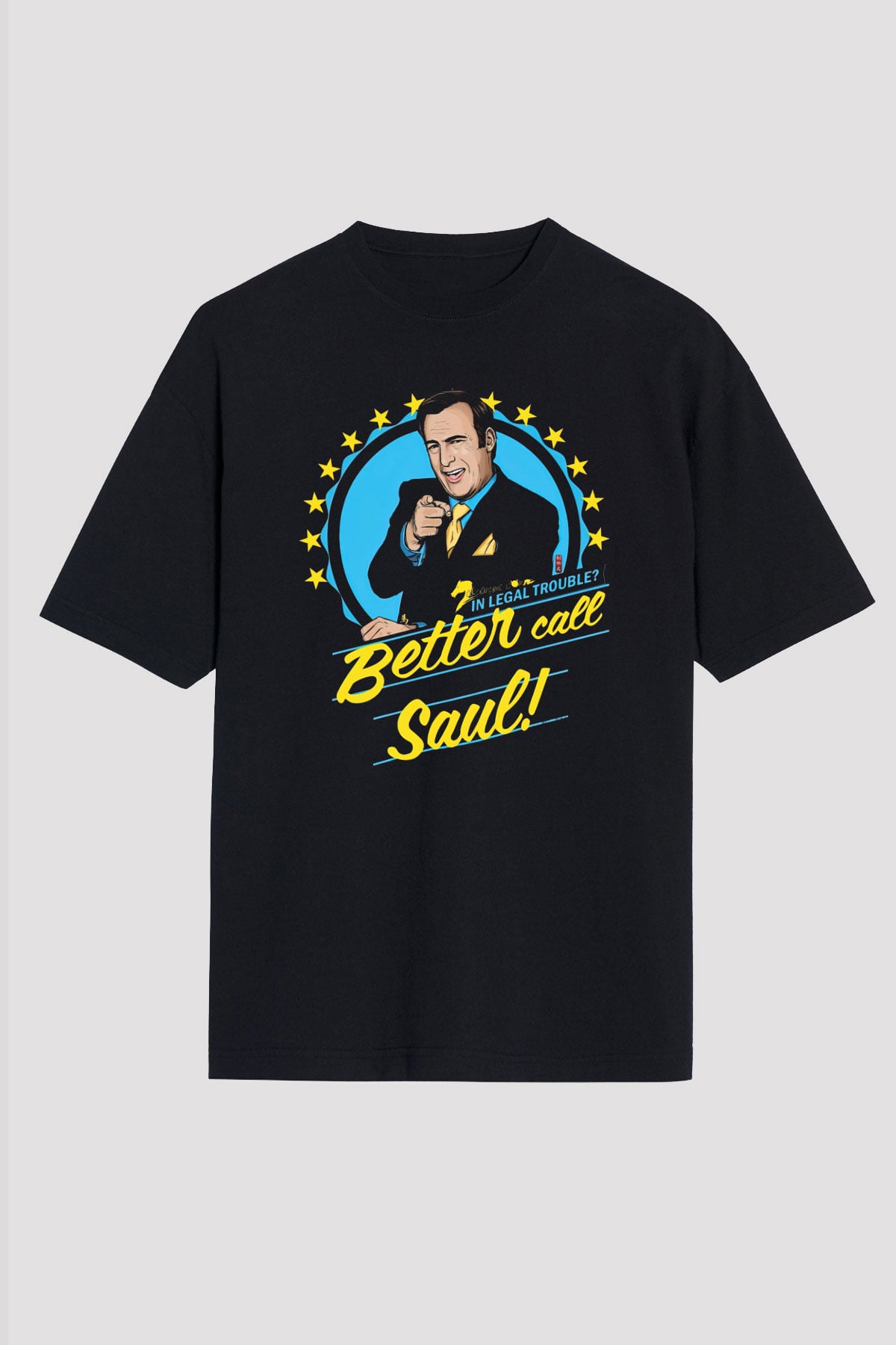 Better Call Saul Siyah Unisex Oversize Tişört T-Shirt