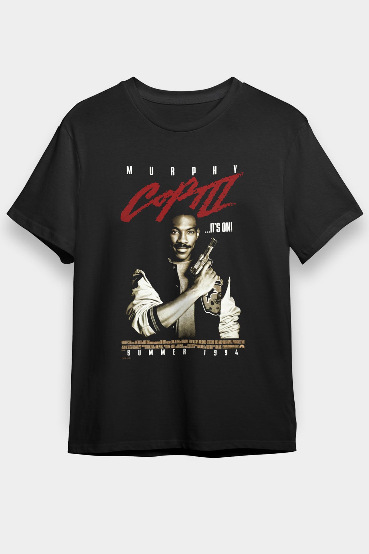 Beverly Hills Cop Siyah Unisex Tişört