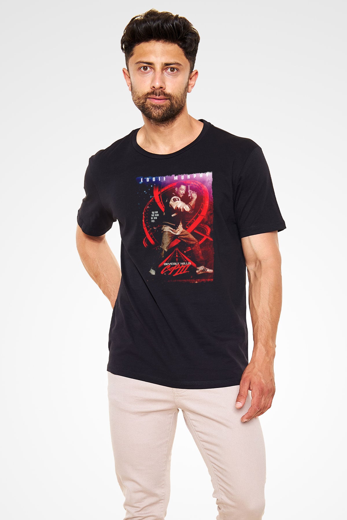 Beverly Hills Cop Siyah Unisex Tişört