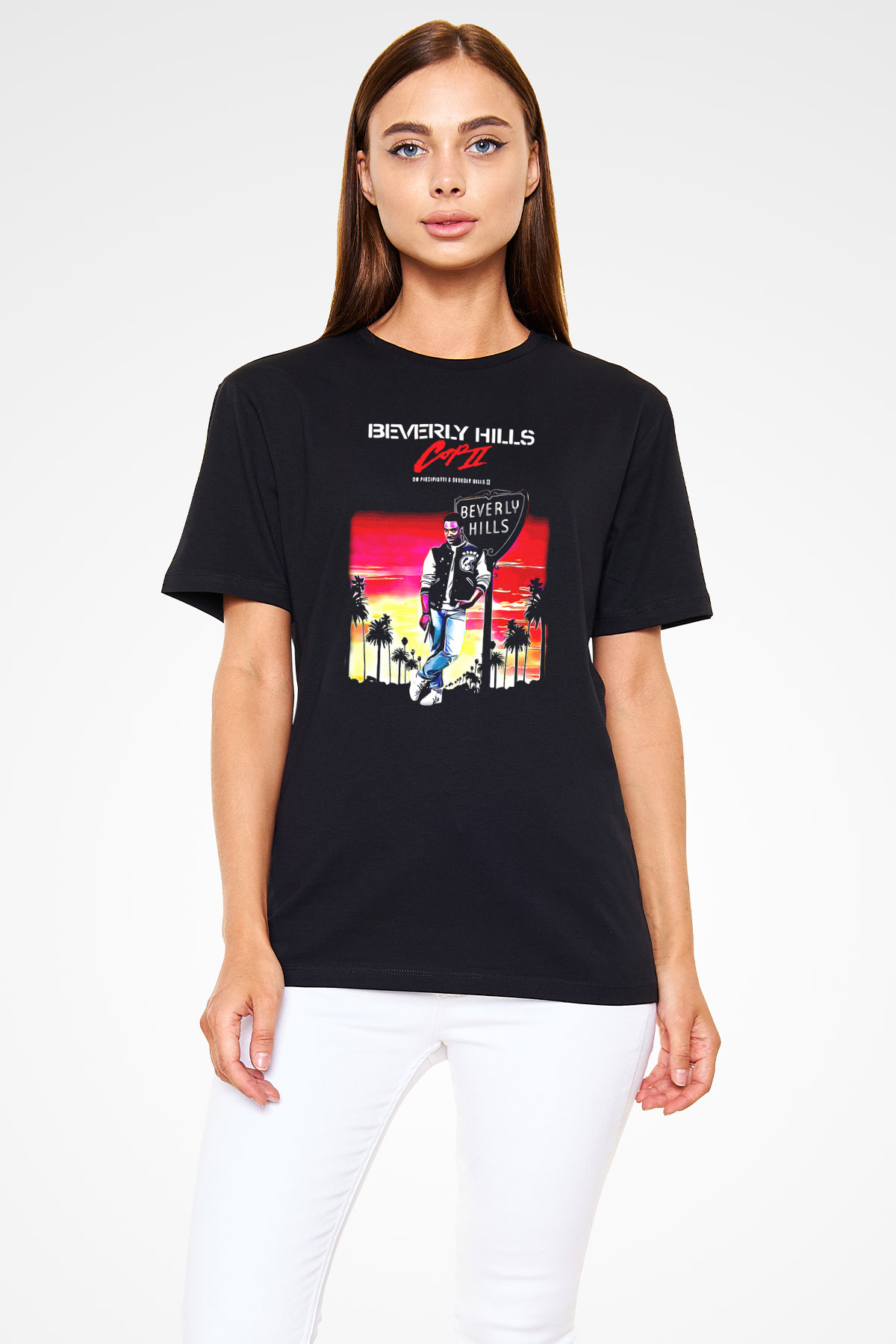 Beverly Hills Cop Siyah Unisex Tişört