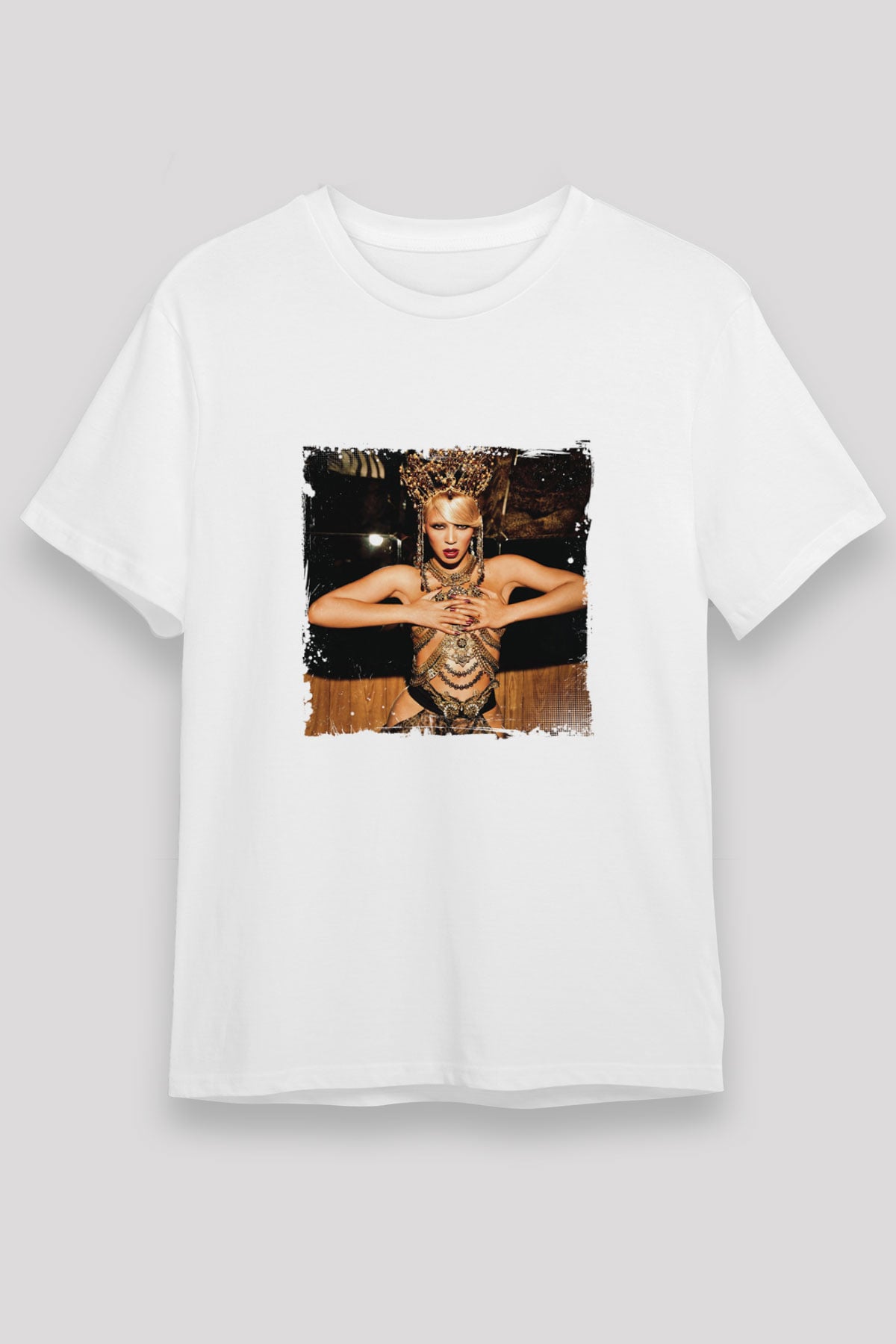 Beyonce Baskılı Unisex Beyaz Tişört