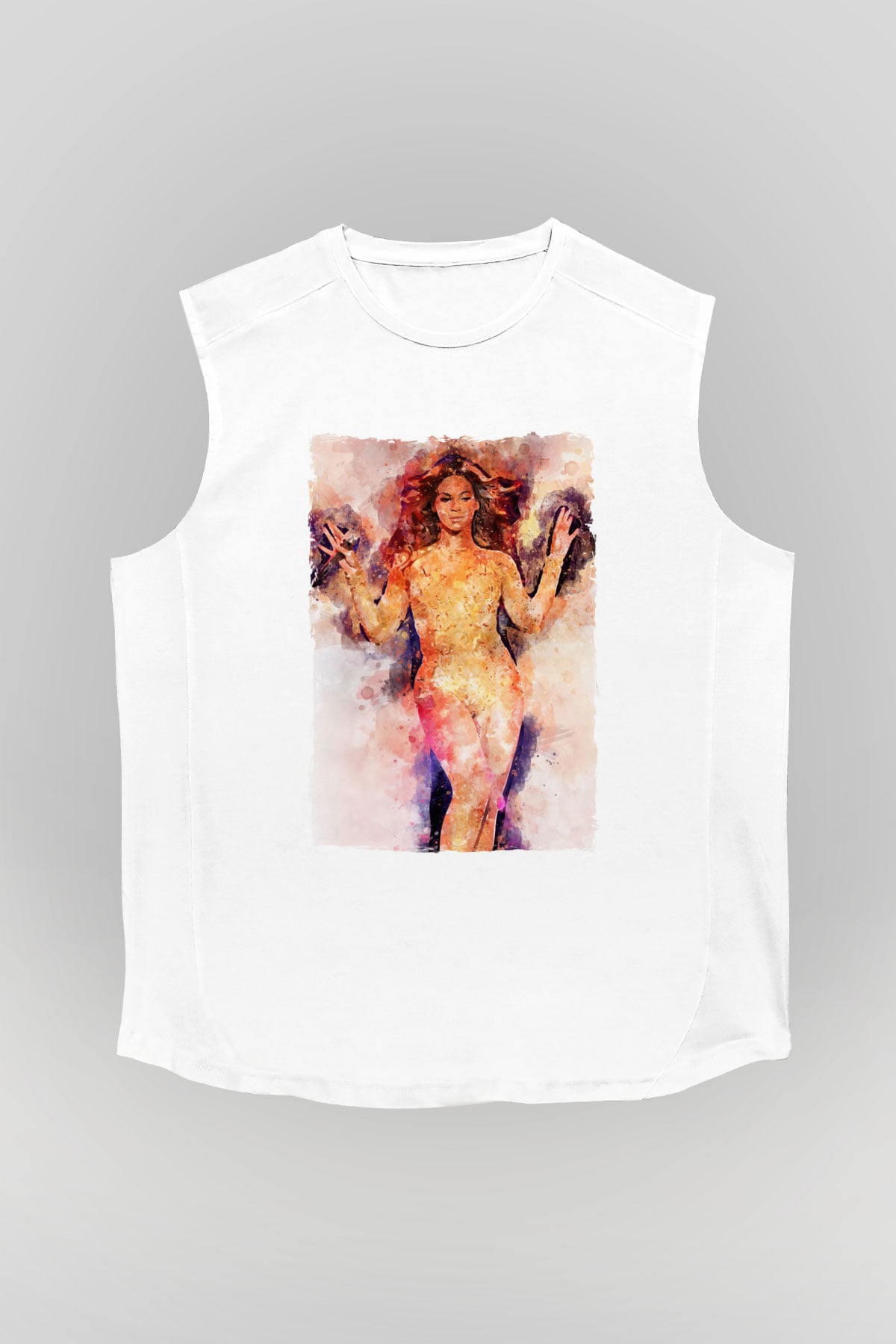 Beyonce Beyaz Unisex Kolsuz Tişört