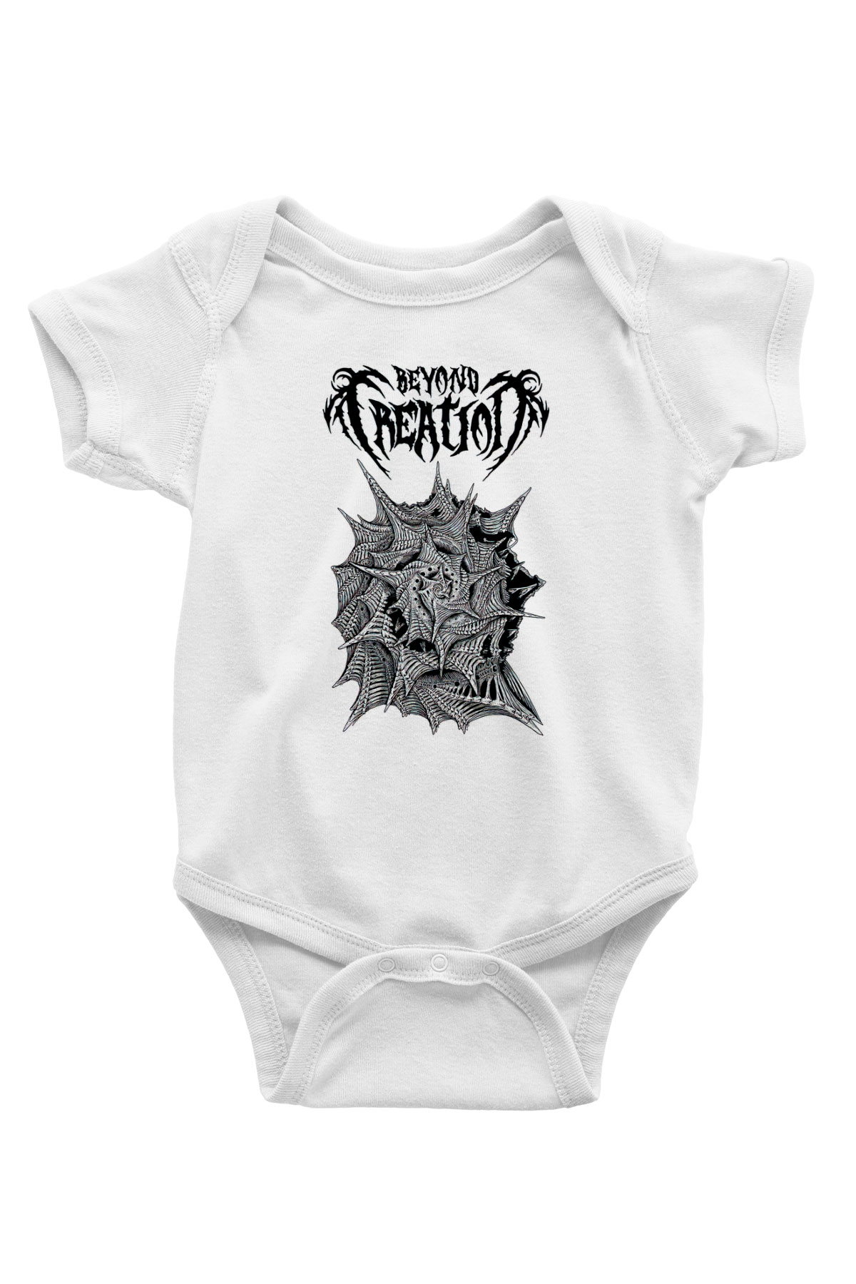 Beyond Creation Baskılı Beyaz Unisex Bebek Body - Zıbın