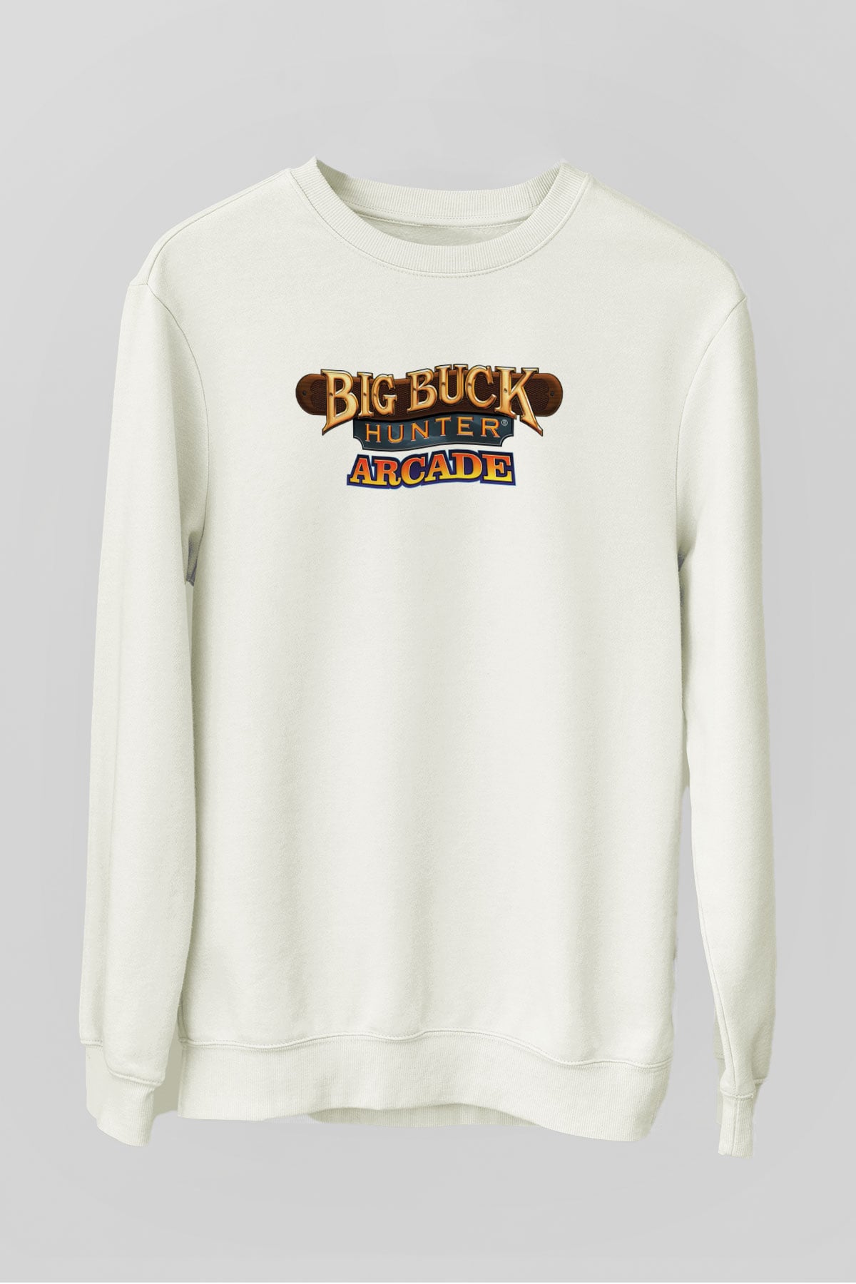 Big Buck Hunter Beyaz Unisex Sweatshirt