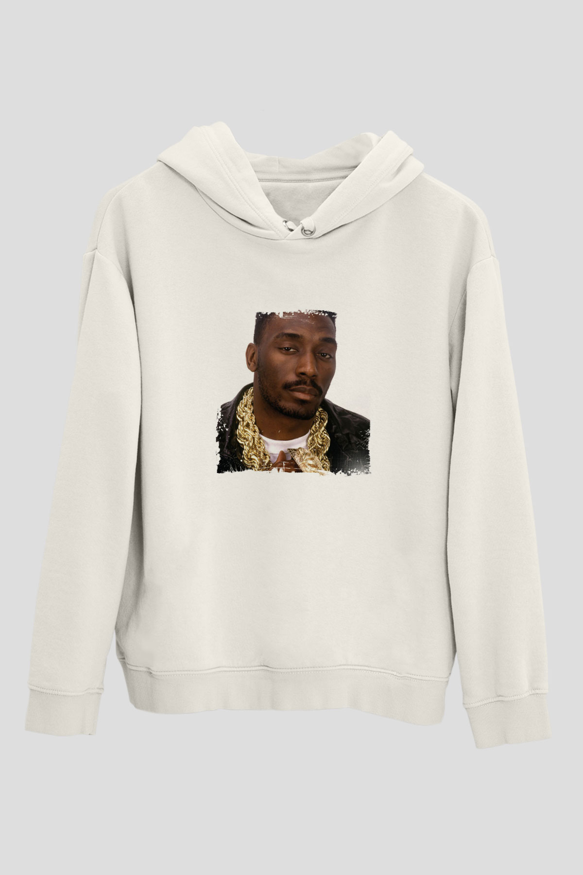 Big Daddy Kane Baskılı Unisex Beyaz Hoodie