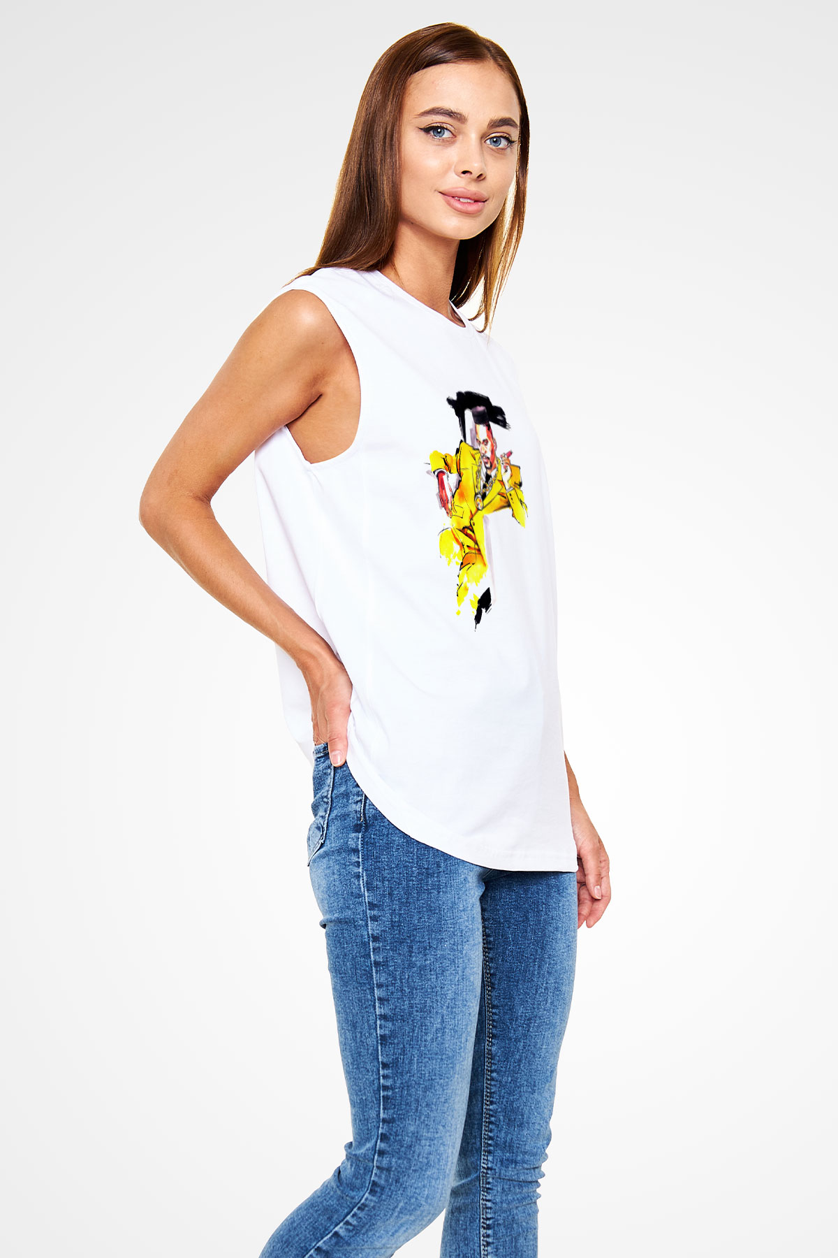 Big Daddy Kane Beyaz Unisex Kolsuz Tişört