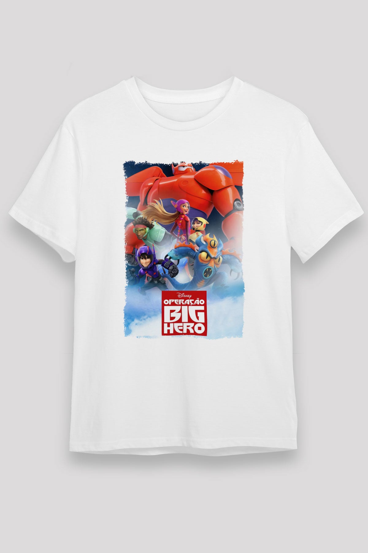 Big Hero Beyaz Unisex Tişört T-Shirt