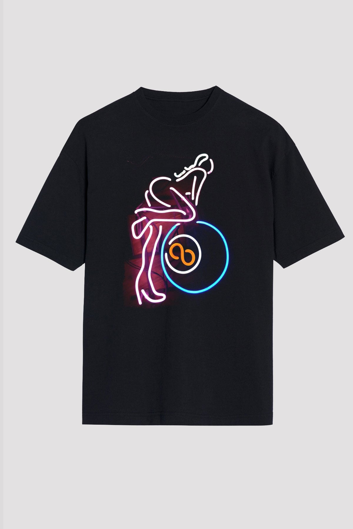 Bilardo Siyah Oversize Tişört Oversize T-shirt - TişörtFabrikası